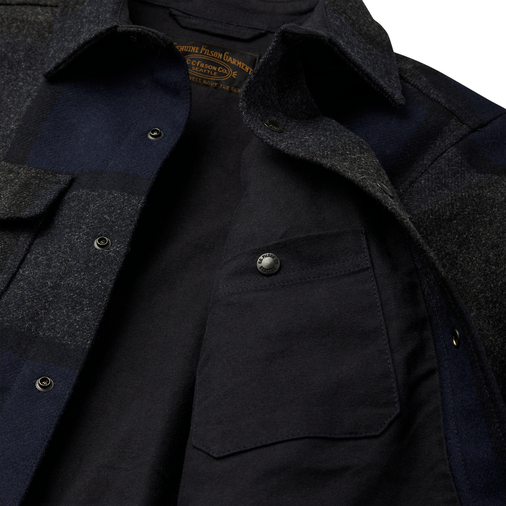 Lined Mackinaw Wool Jac-shirt