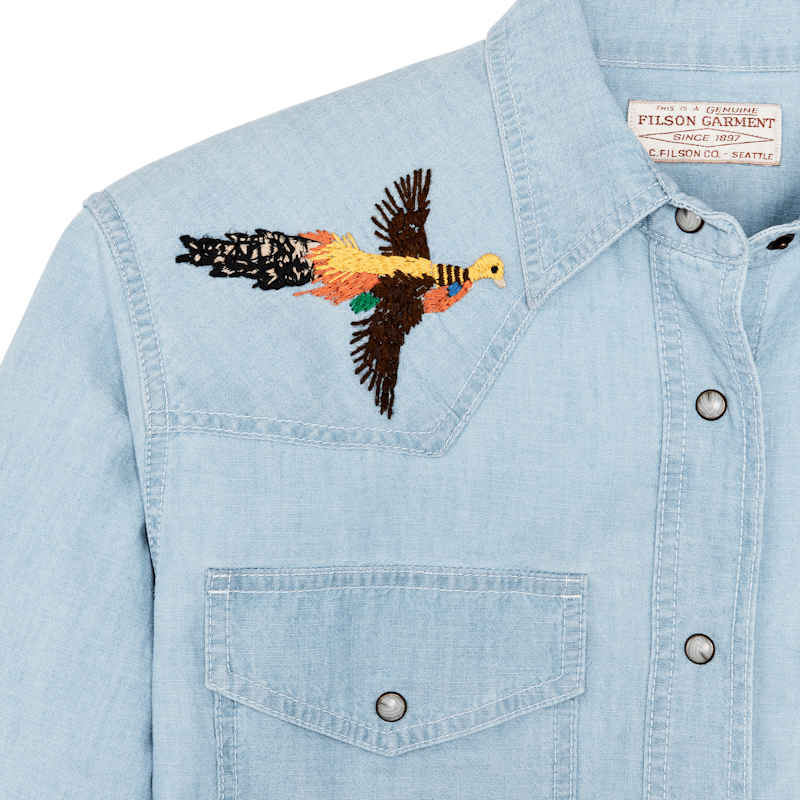 Women's Embroidered Western Shirt