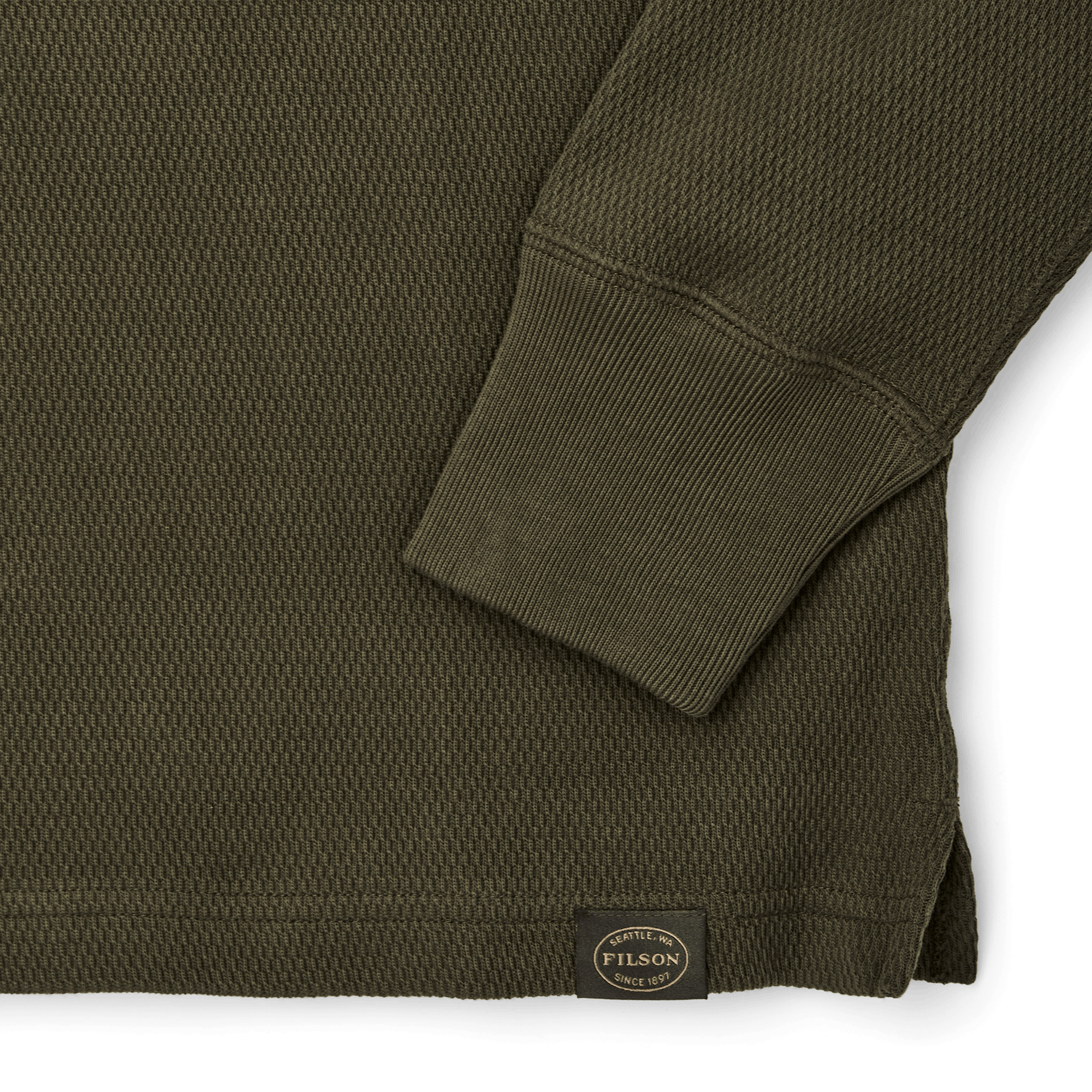 Waffle Knit Henley