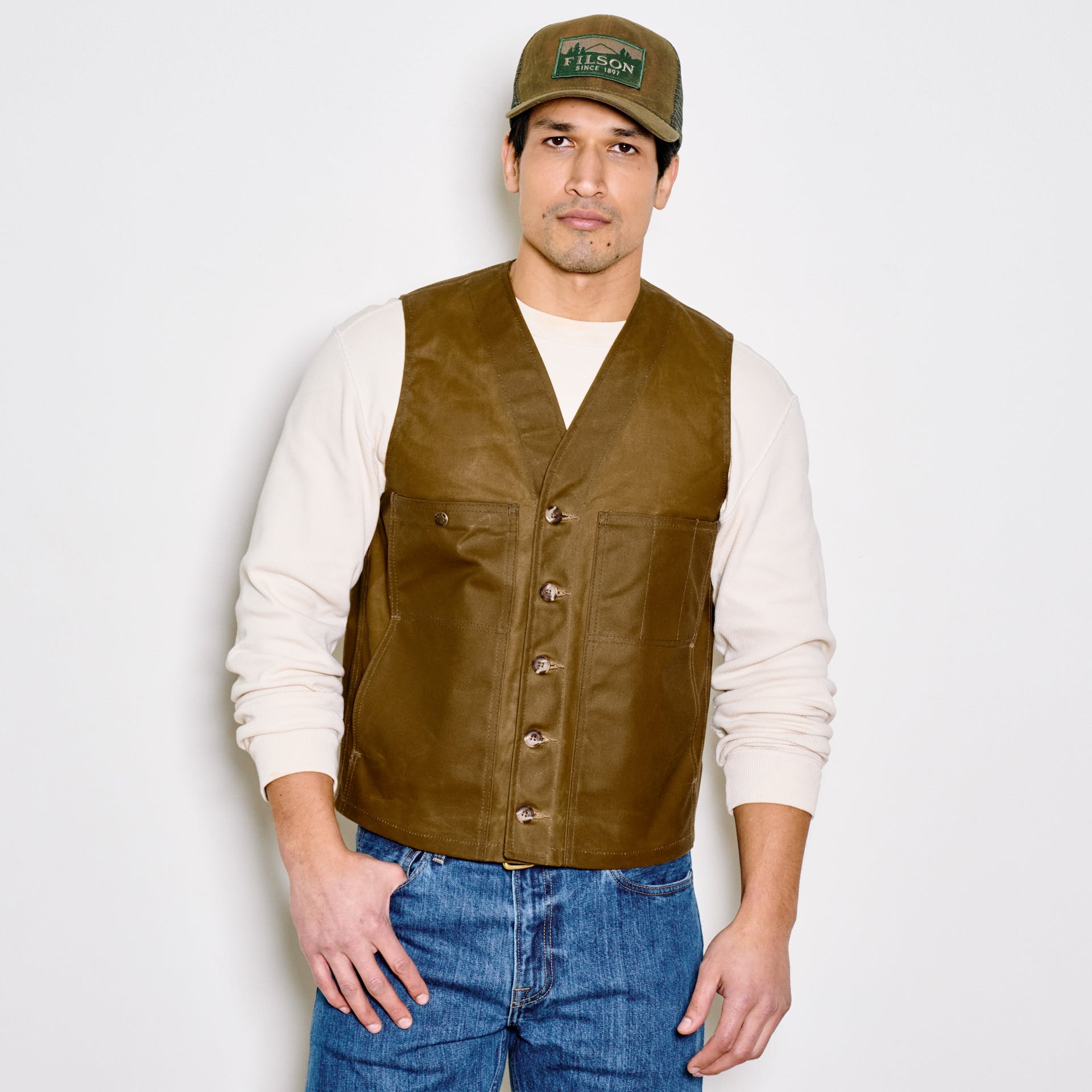 Oil Tin Cloth Vest
