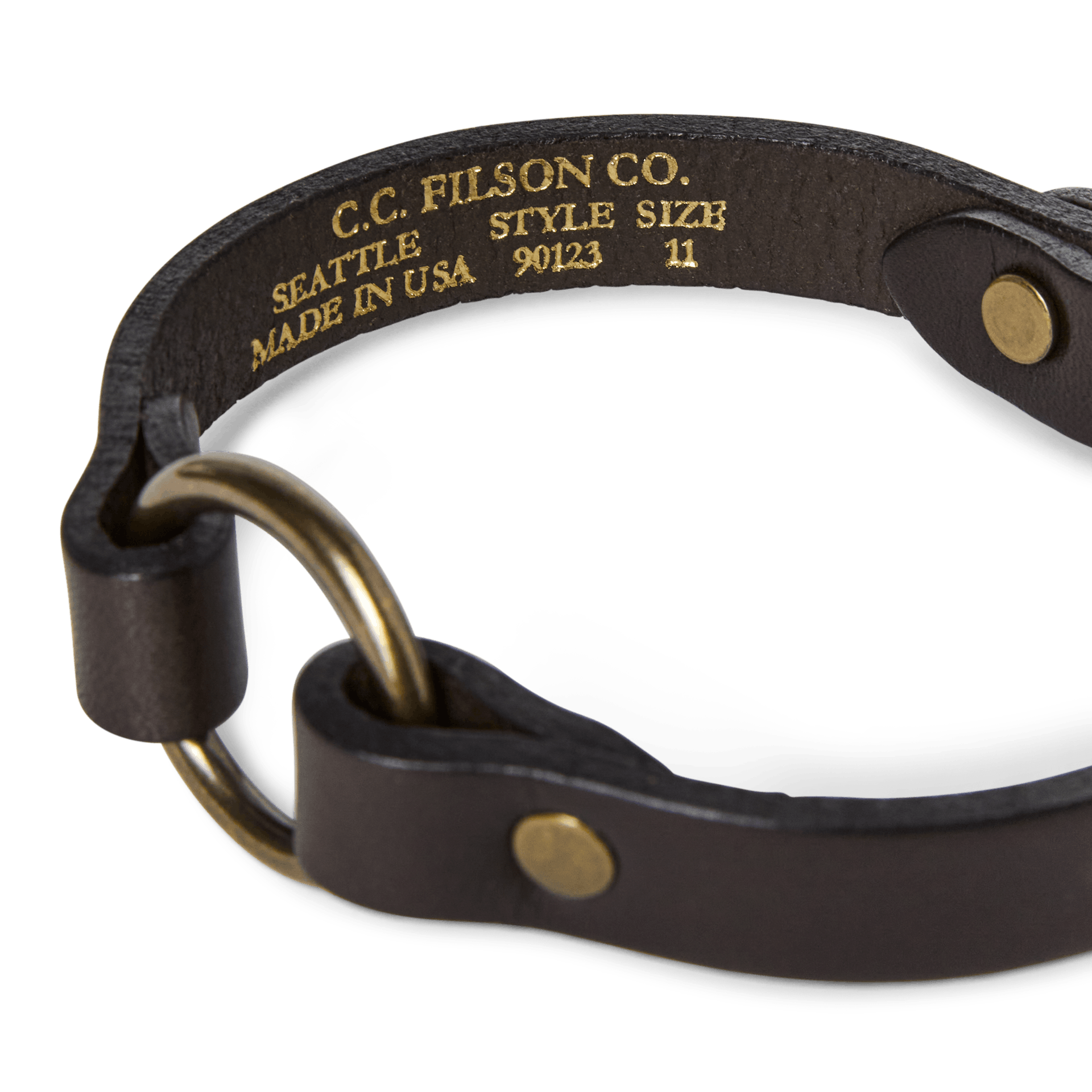 Bridle Leather Puppy Collar