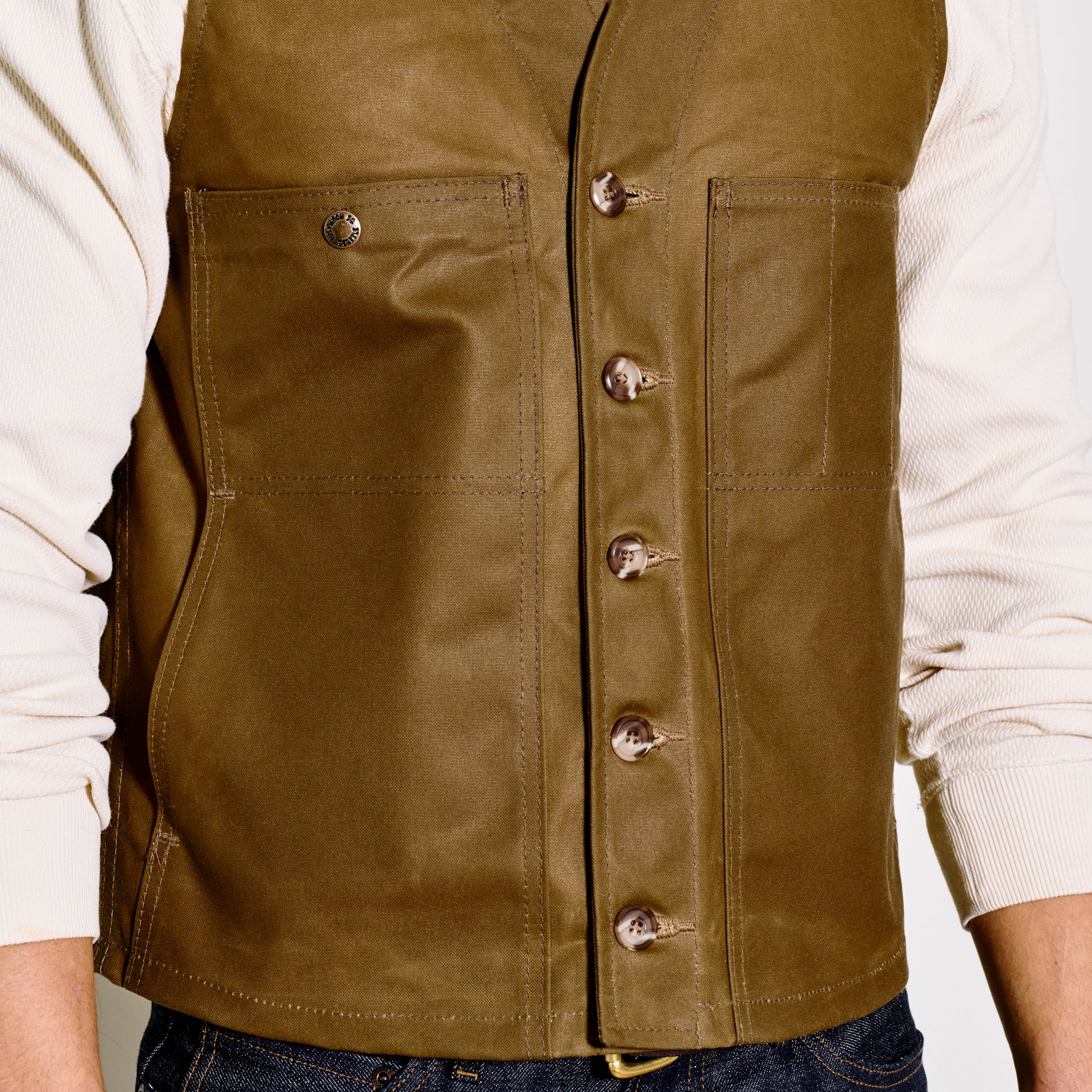 Oil Tin Cloth Vest