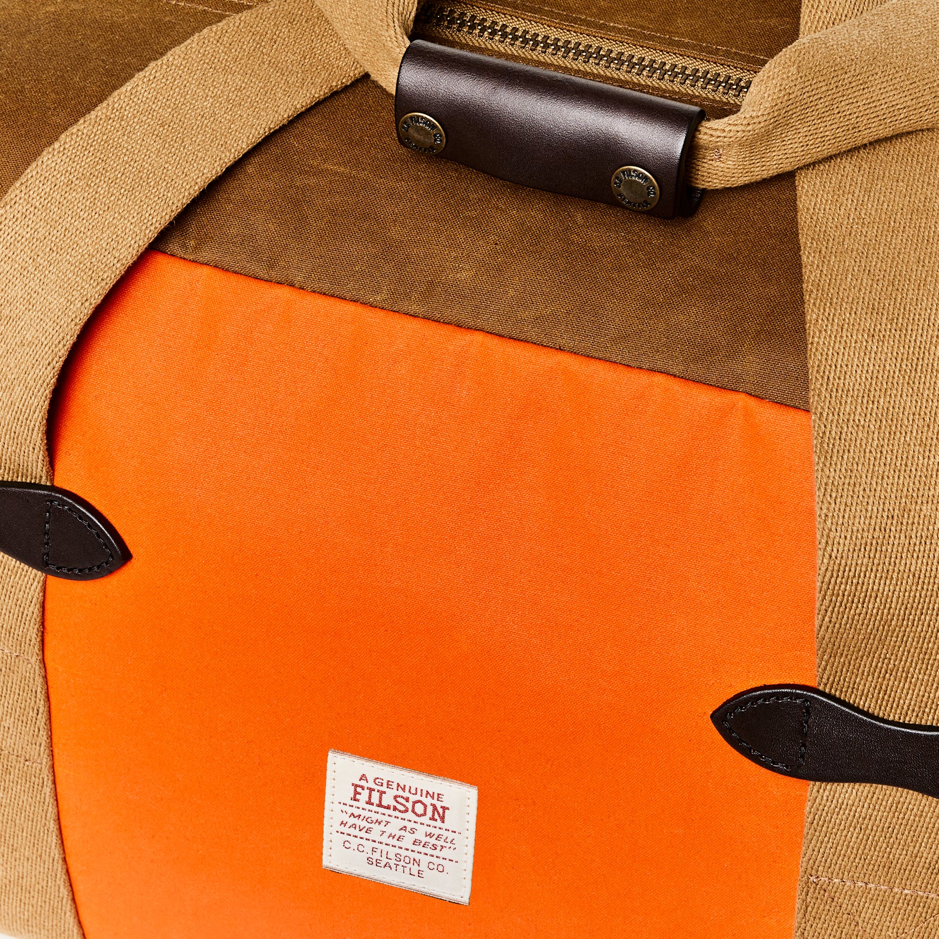 Medium Tin Cloth Duffle Bag