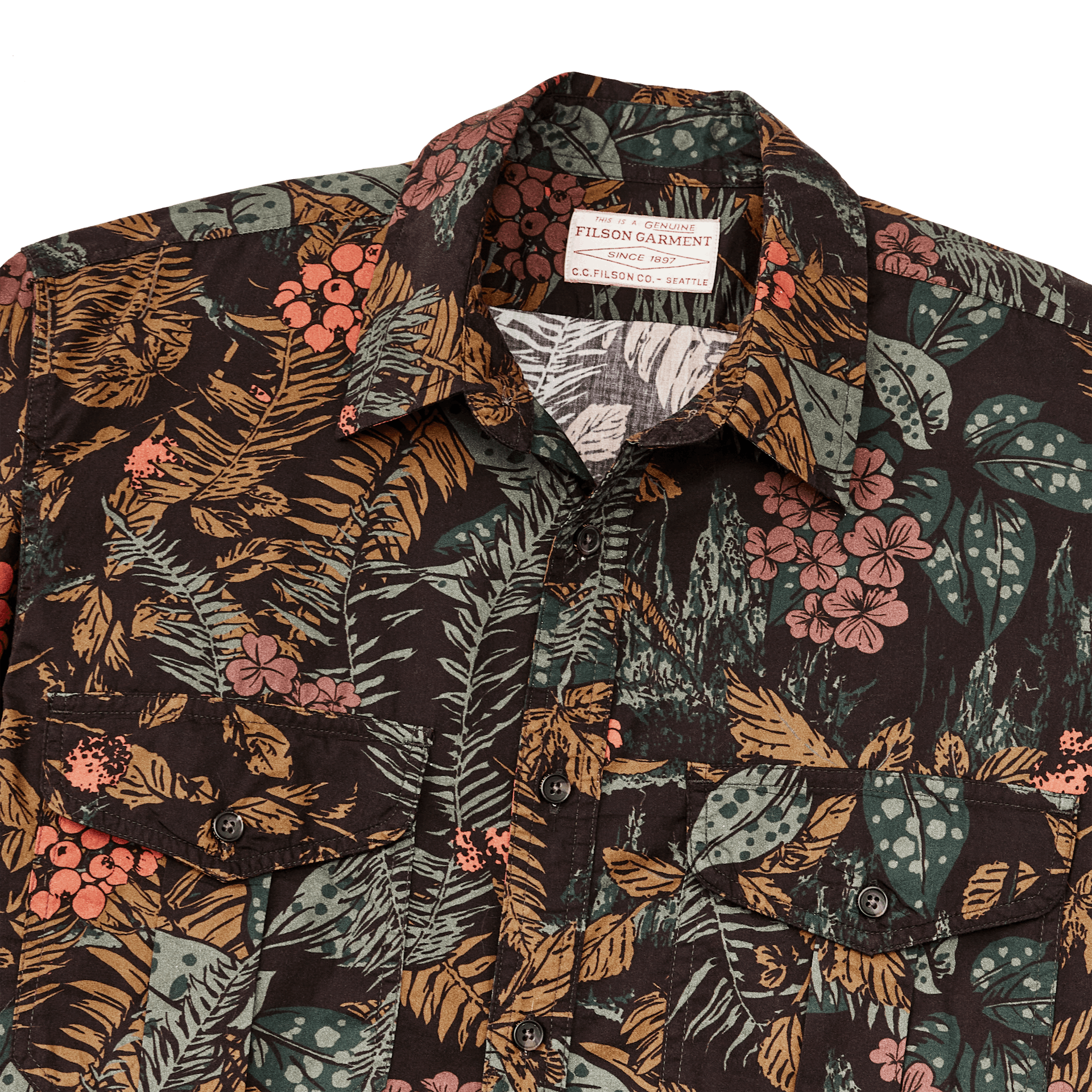 Washed Short Sleeve Feather Cloth Shirt