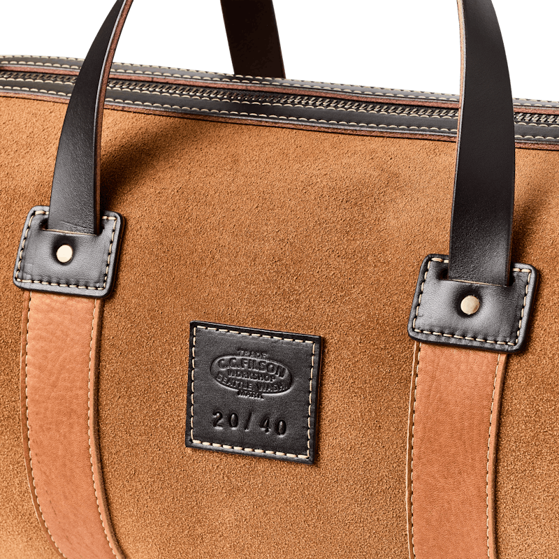 Filson Workshop Suede Duffle Bag
