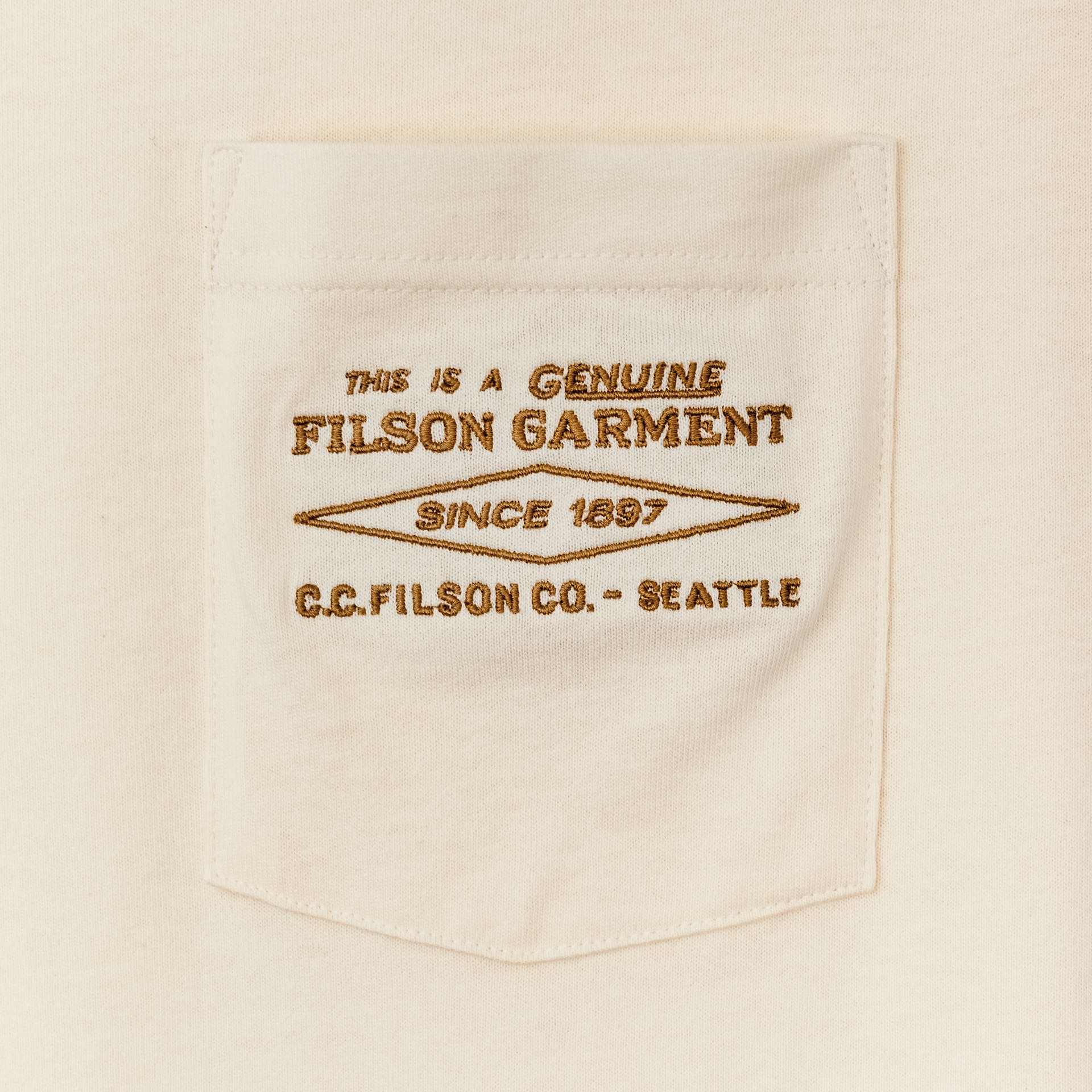 Short Sleeve Embroidered Pocket T-Shirt