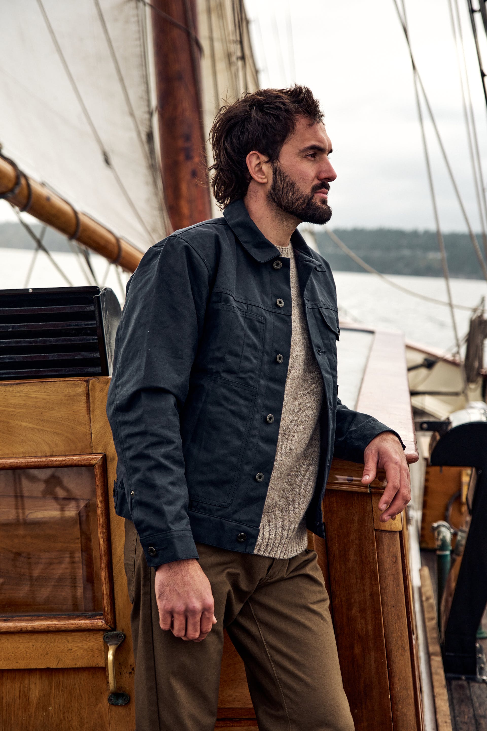 Tin Cloth Short Lined Cruiser Jacket