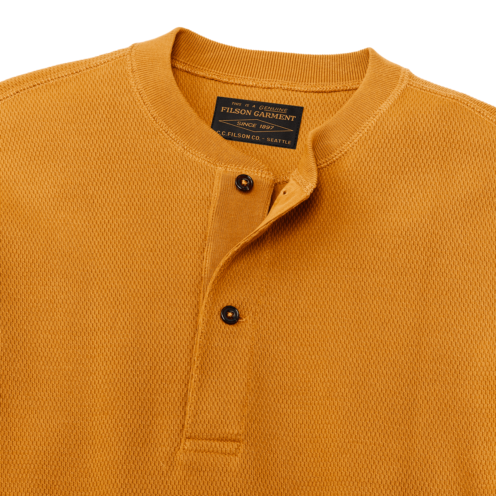 Waffle Knit Henley