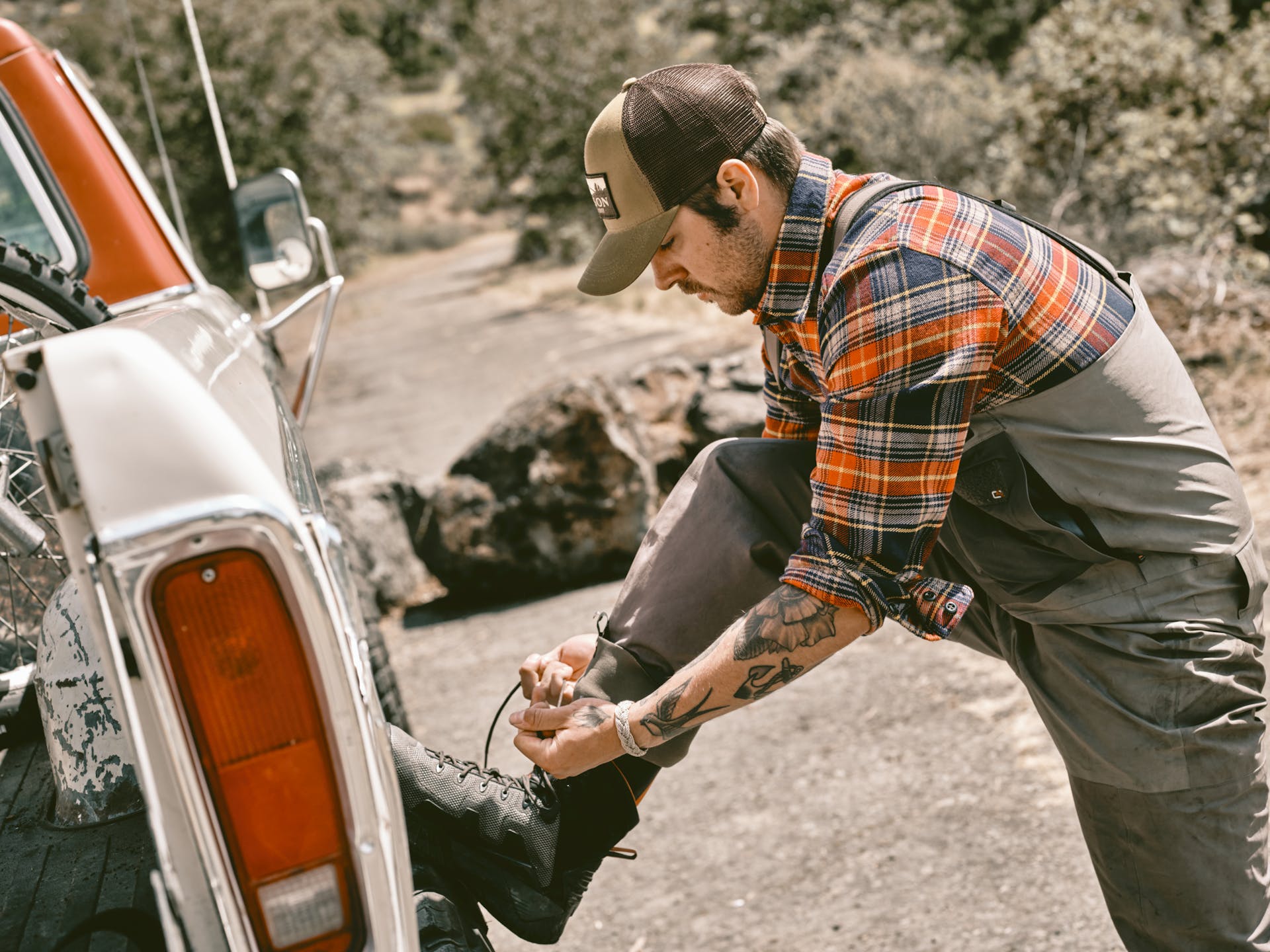 Vintage Flannel Work Shirt