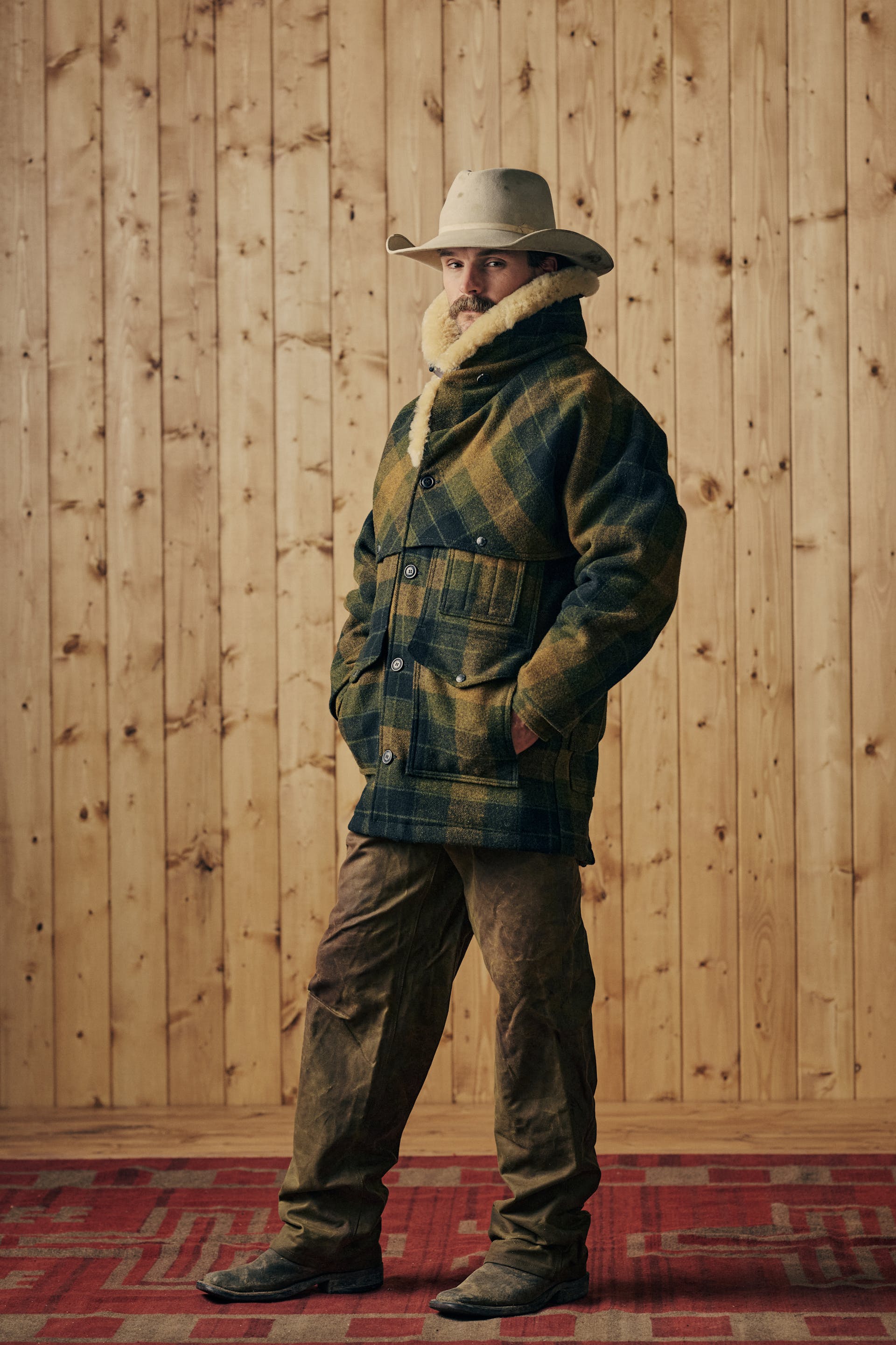 Lined Mackinaw Wool Packer Coat