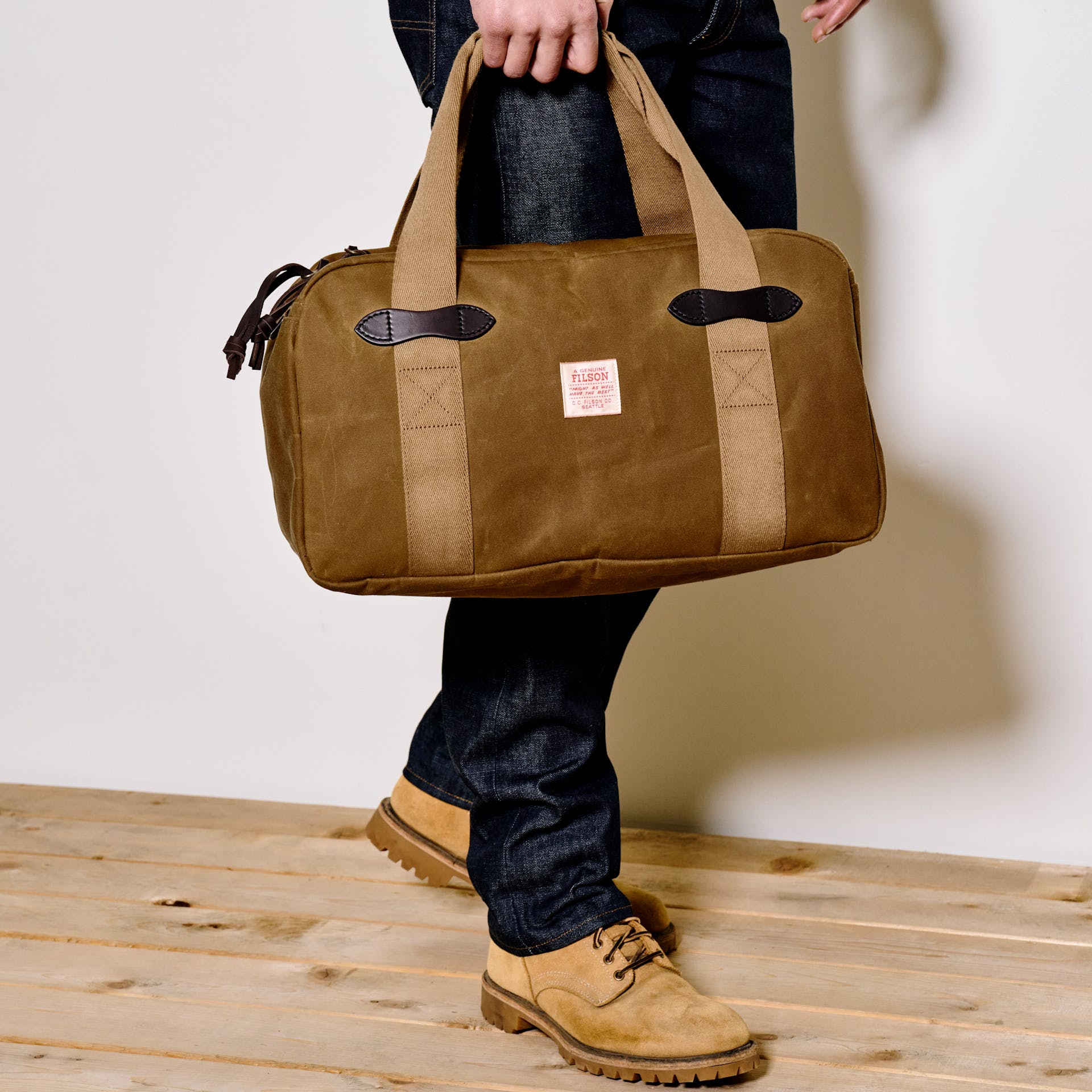 Small Tin Cloth Duffle Bag