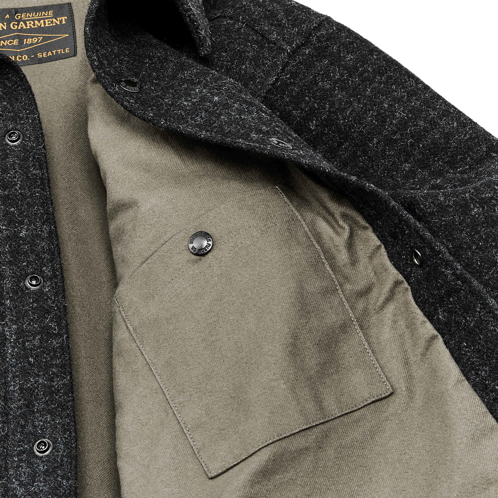 Lined Mackinaw Wool Jac-shirt