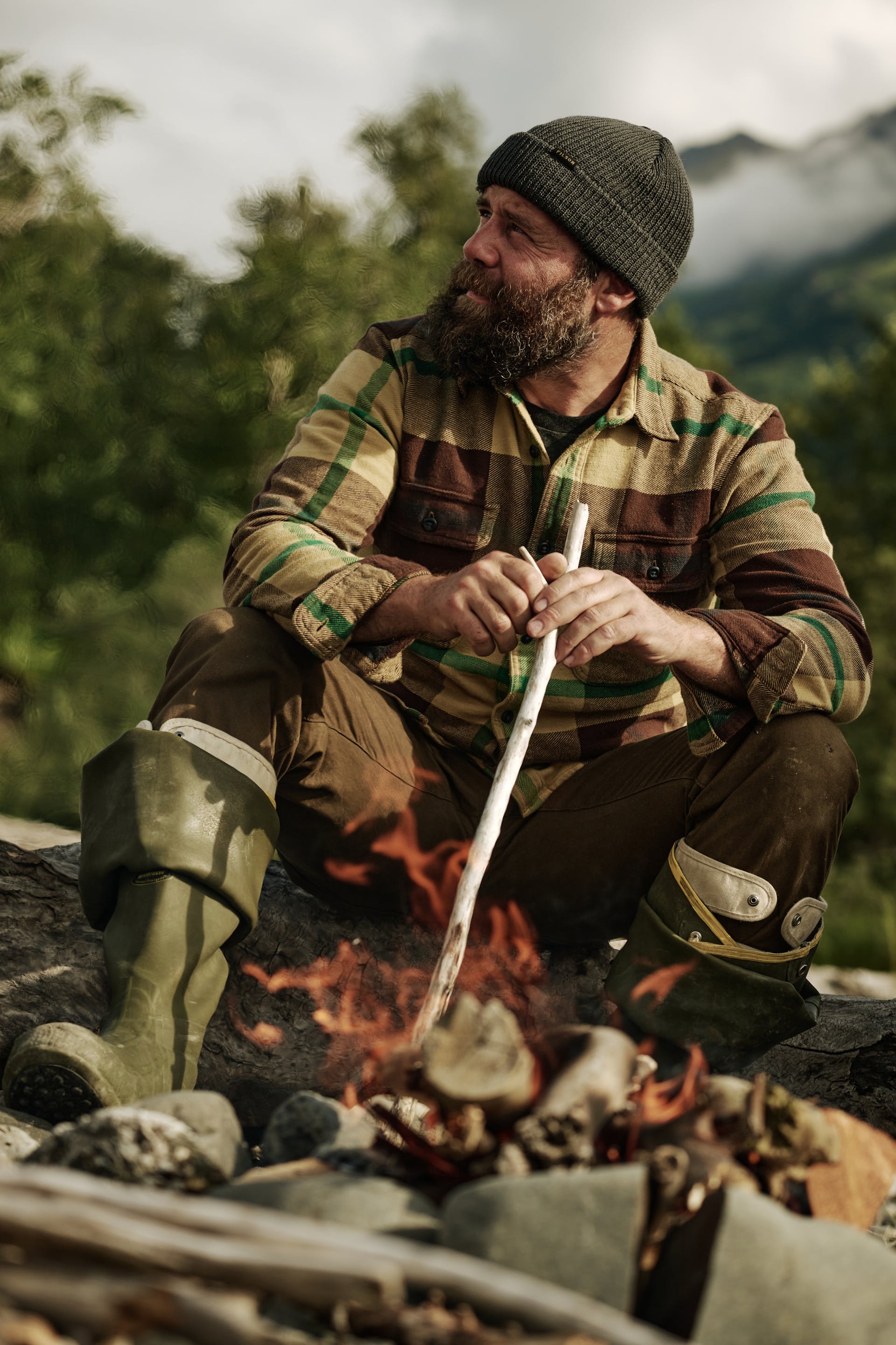 Vintage Flannel Work Shirt