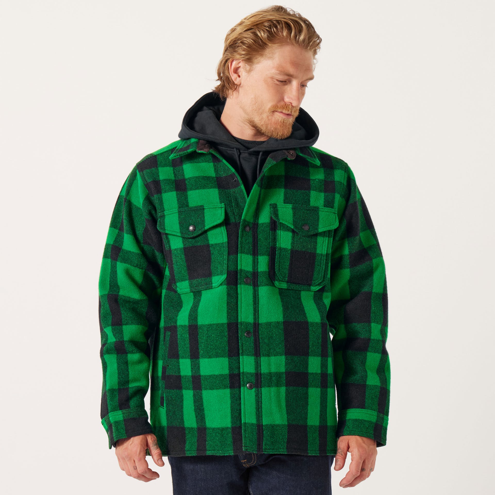 Lined Mackinaw Wool Jac-shirt