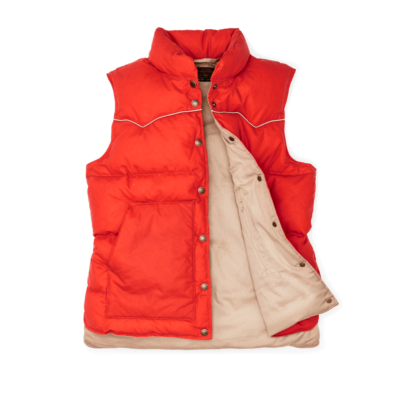 Women's Waxed Down Vest