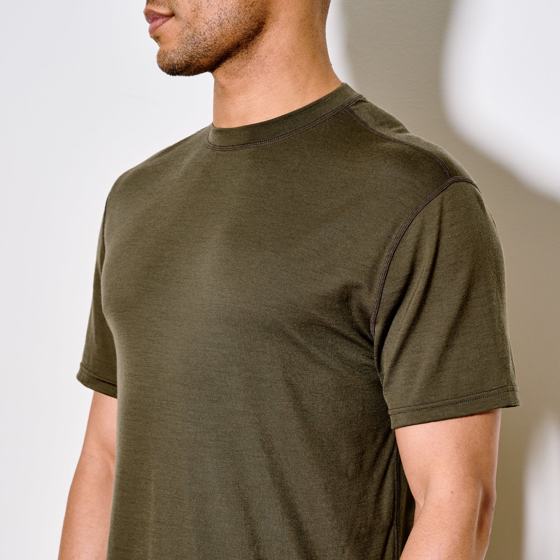 210G Merino Wool Short Sleeve Crewneck
