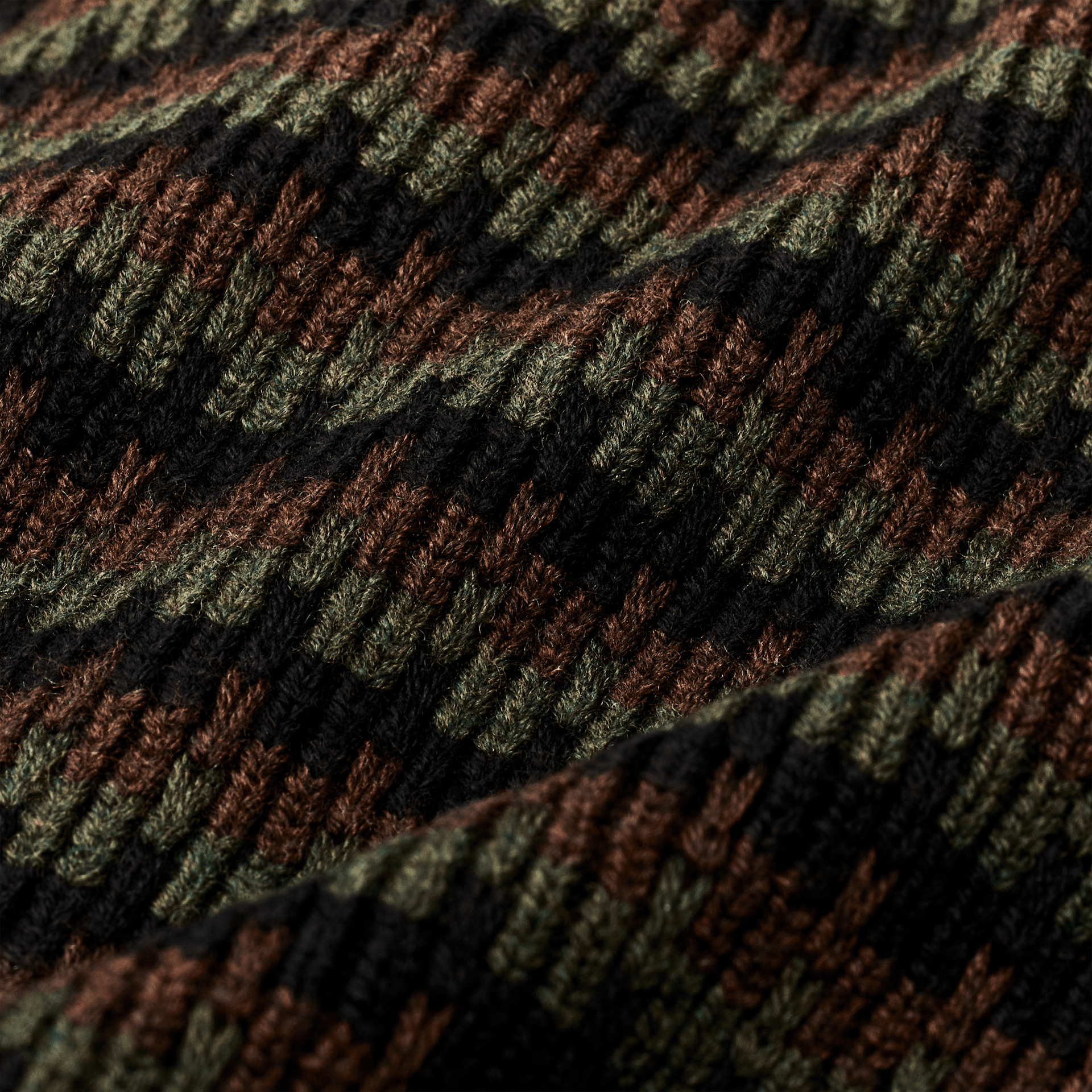 Jacquard Wool Crewneck Sweater
