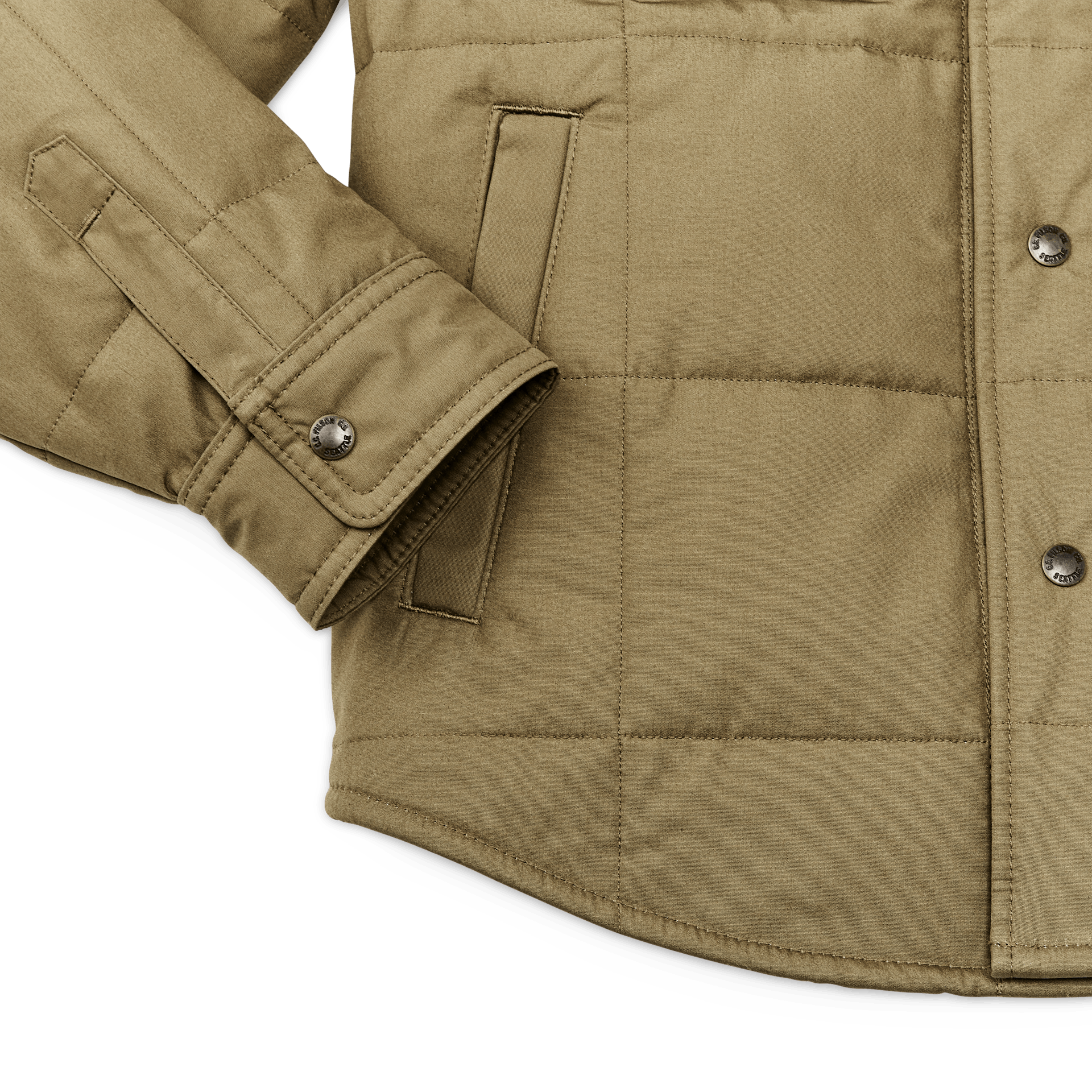 Cover Cloth Quilted Jac-shirt