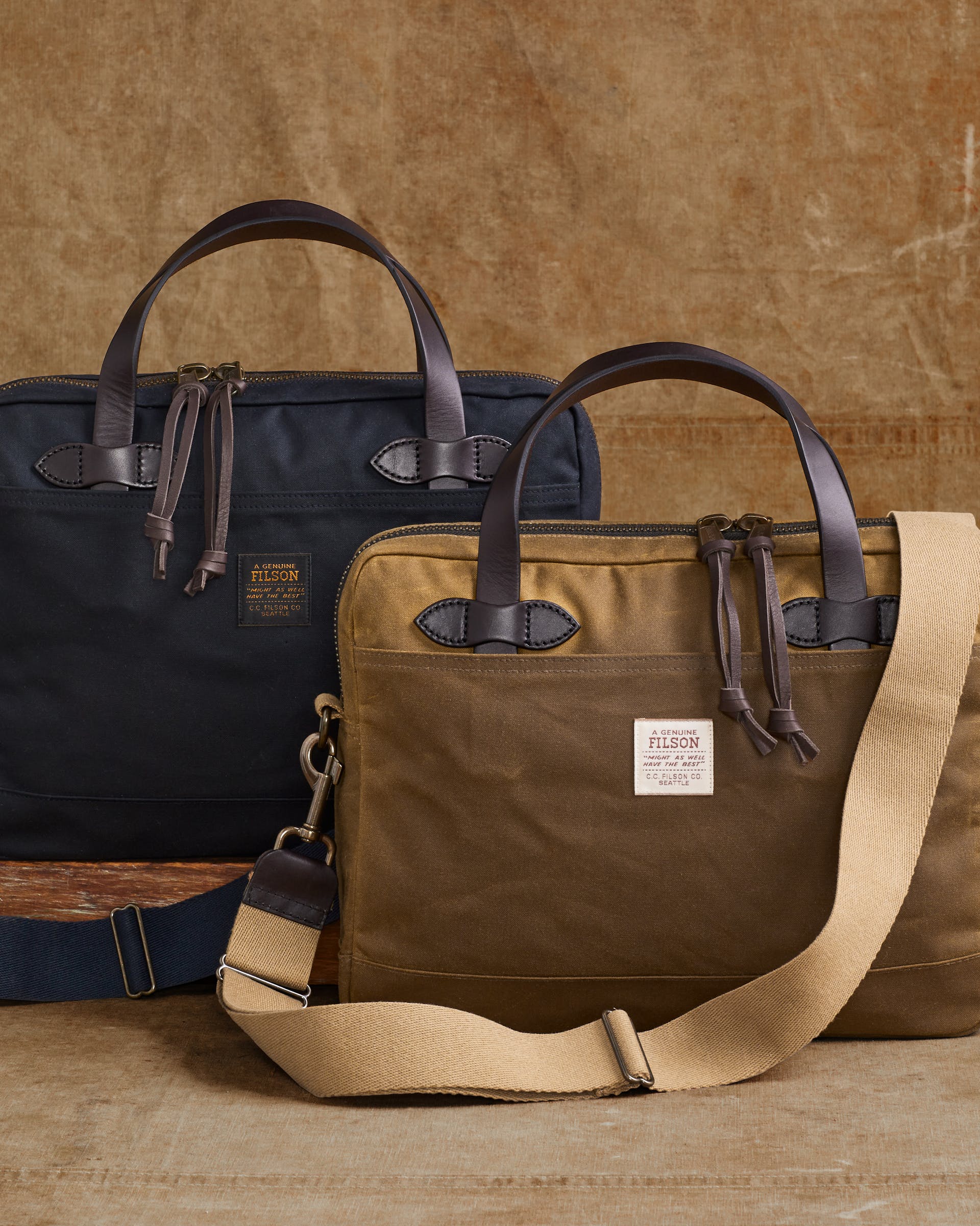 Tin Cloth Compact Briefcase