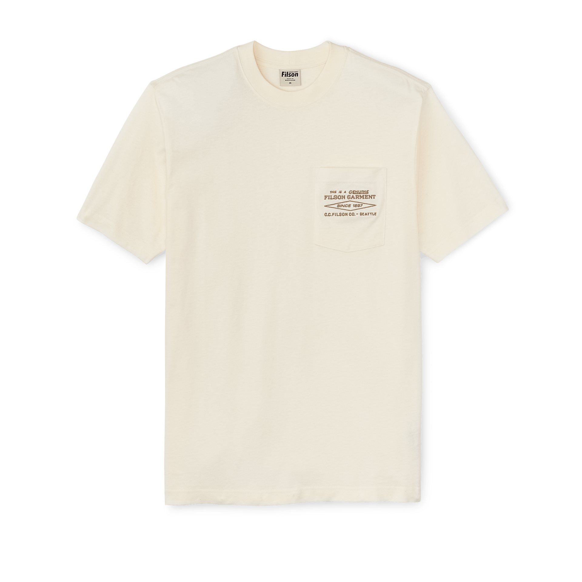 Short Sleeve Embroidered Pocket T-Shirt