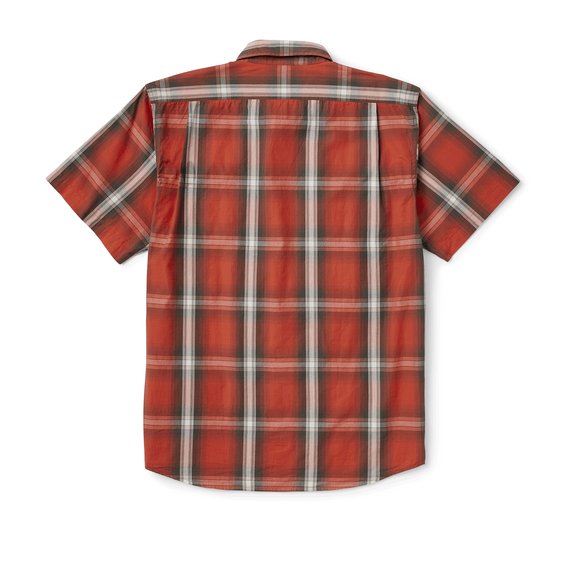 Washed Short Sleeve Feather Cloth Shirt