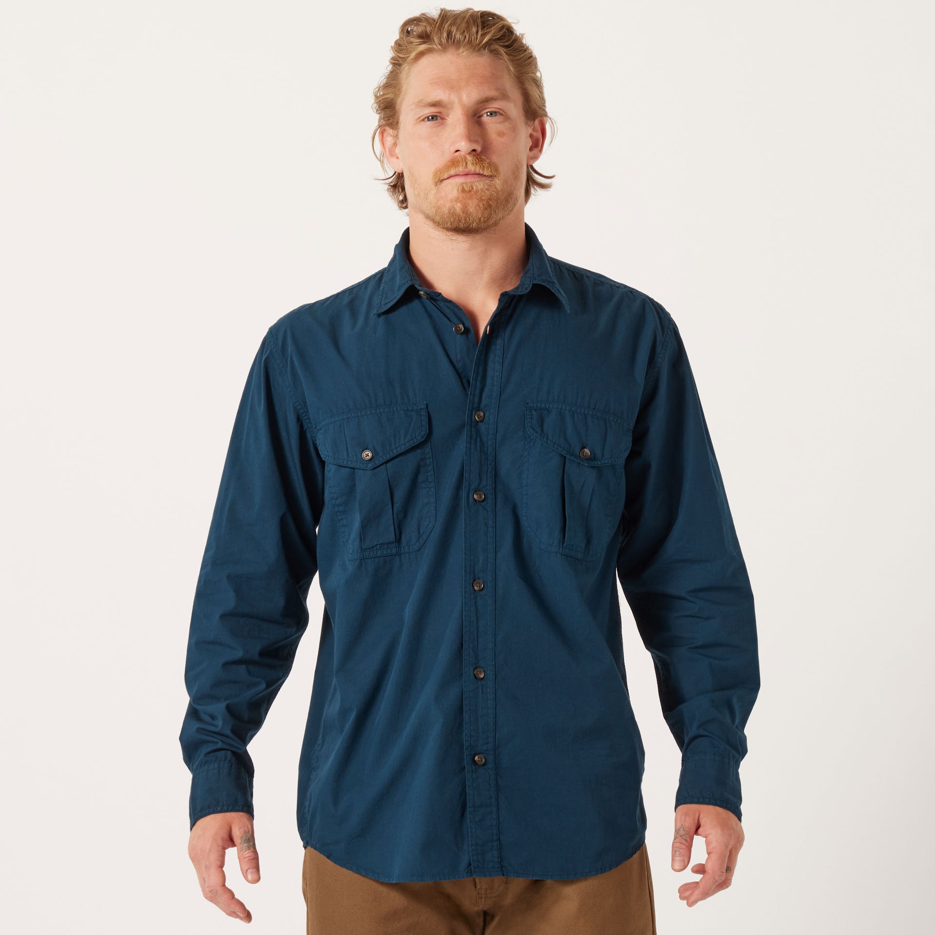 Washed Feather Cloth Shirt