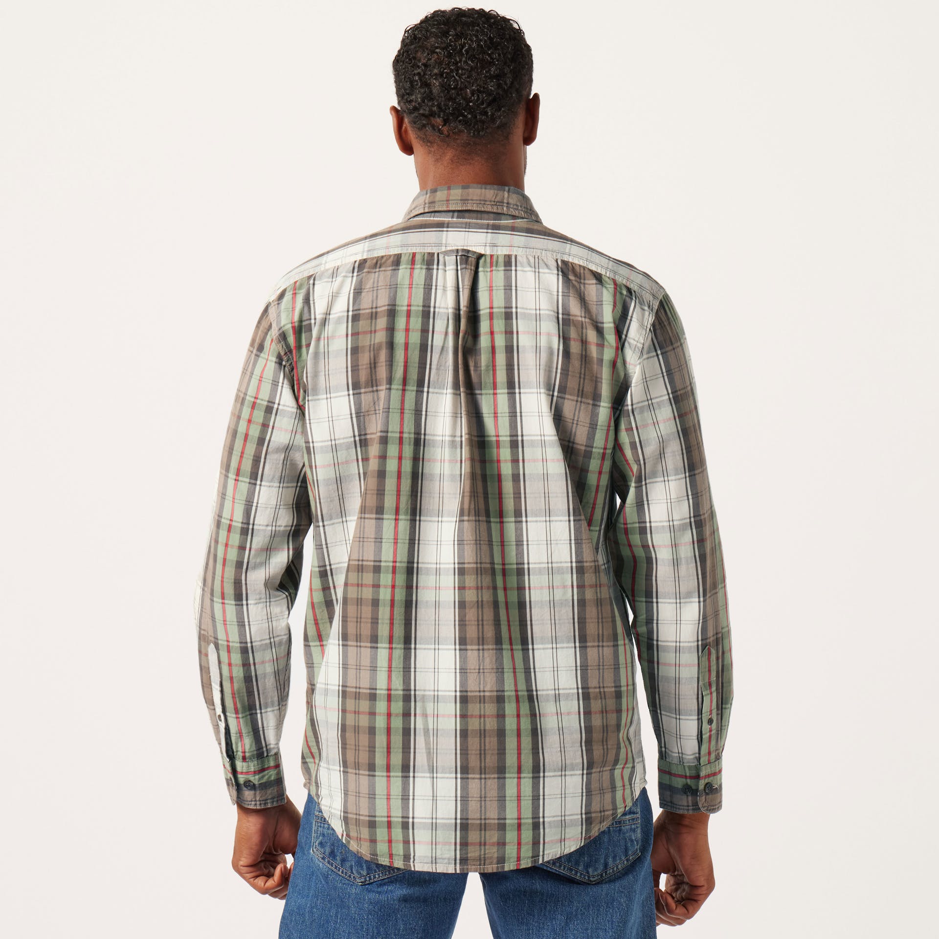 Washed Feather Cloth Shirt