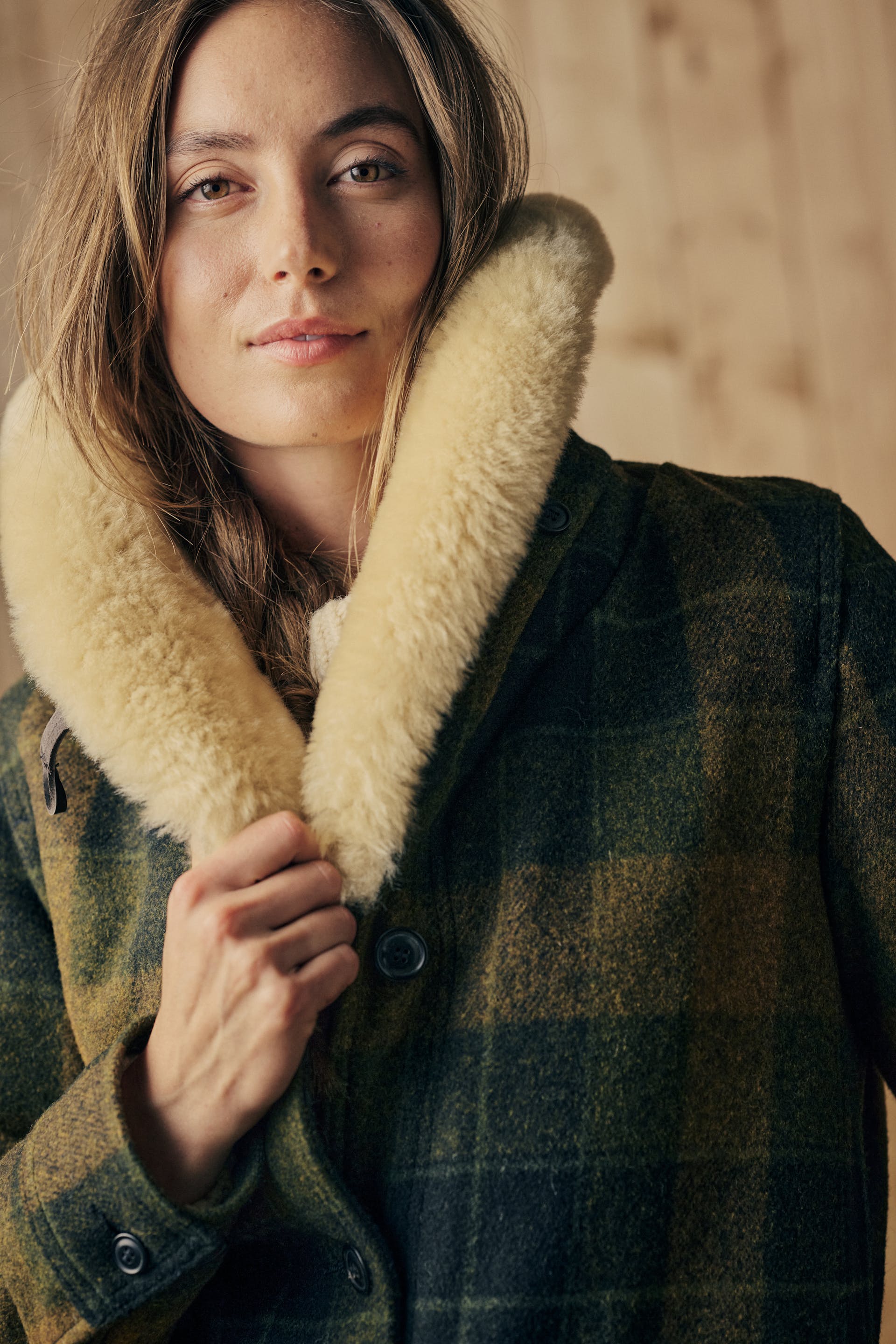 Women's Wool Trapper Coat