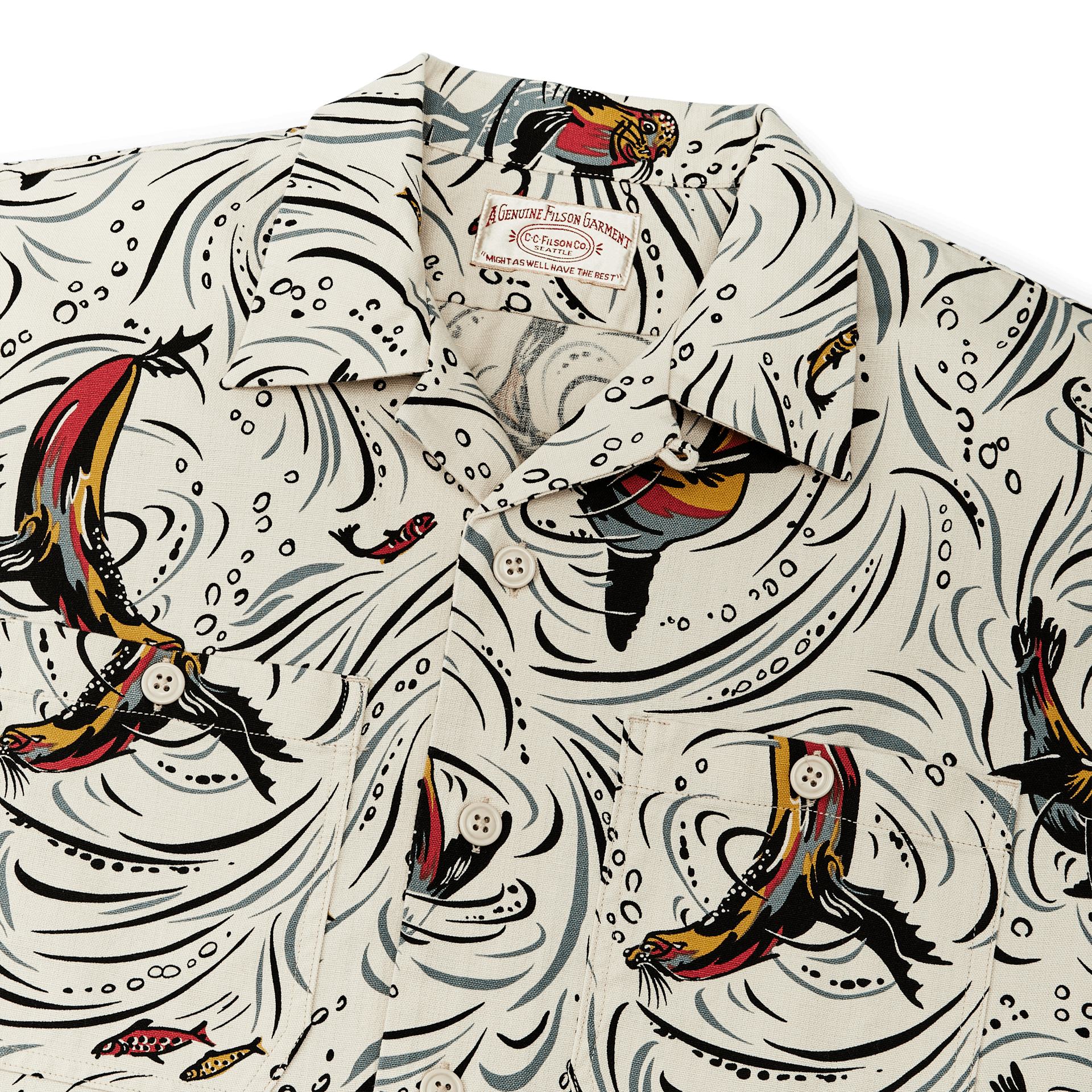 Rustic Short Sleeve Camp Shirt