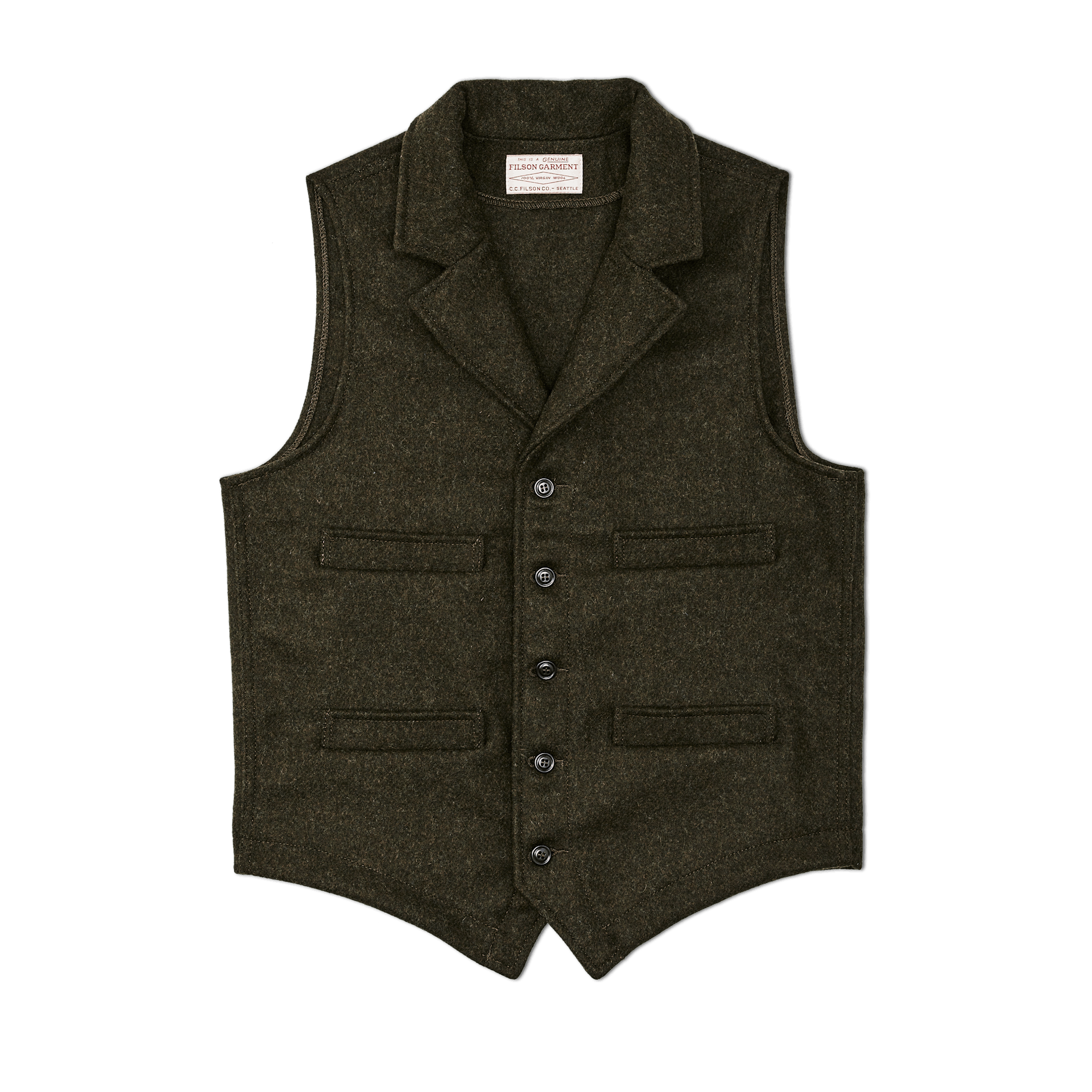 Mackinaw Wool Western Vest