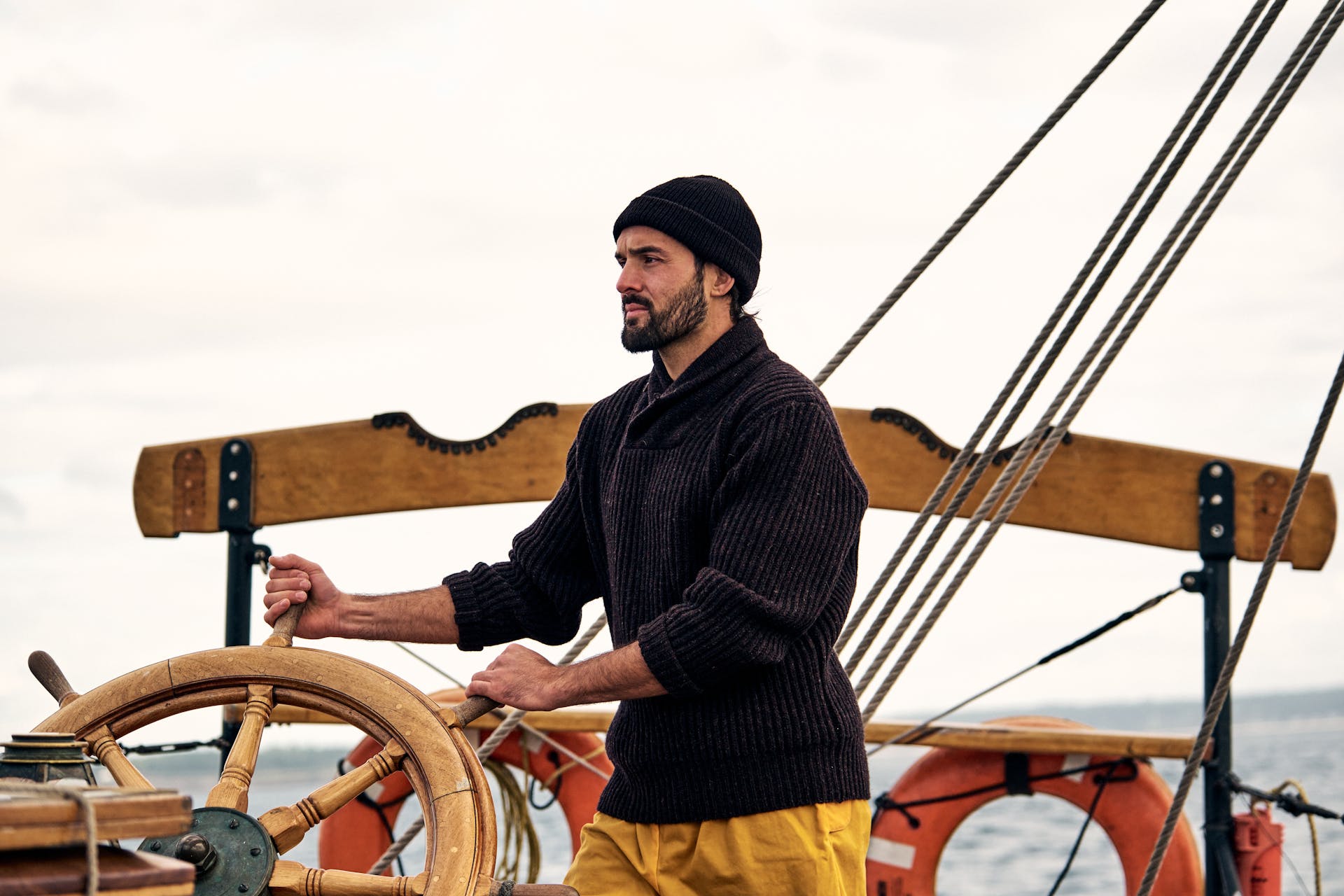 Bristol Shawl Neck Sweater