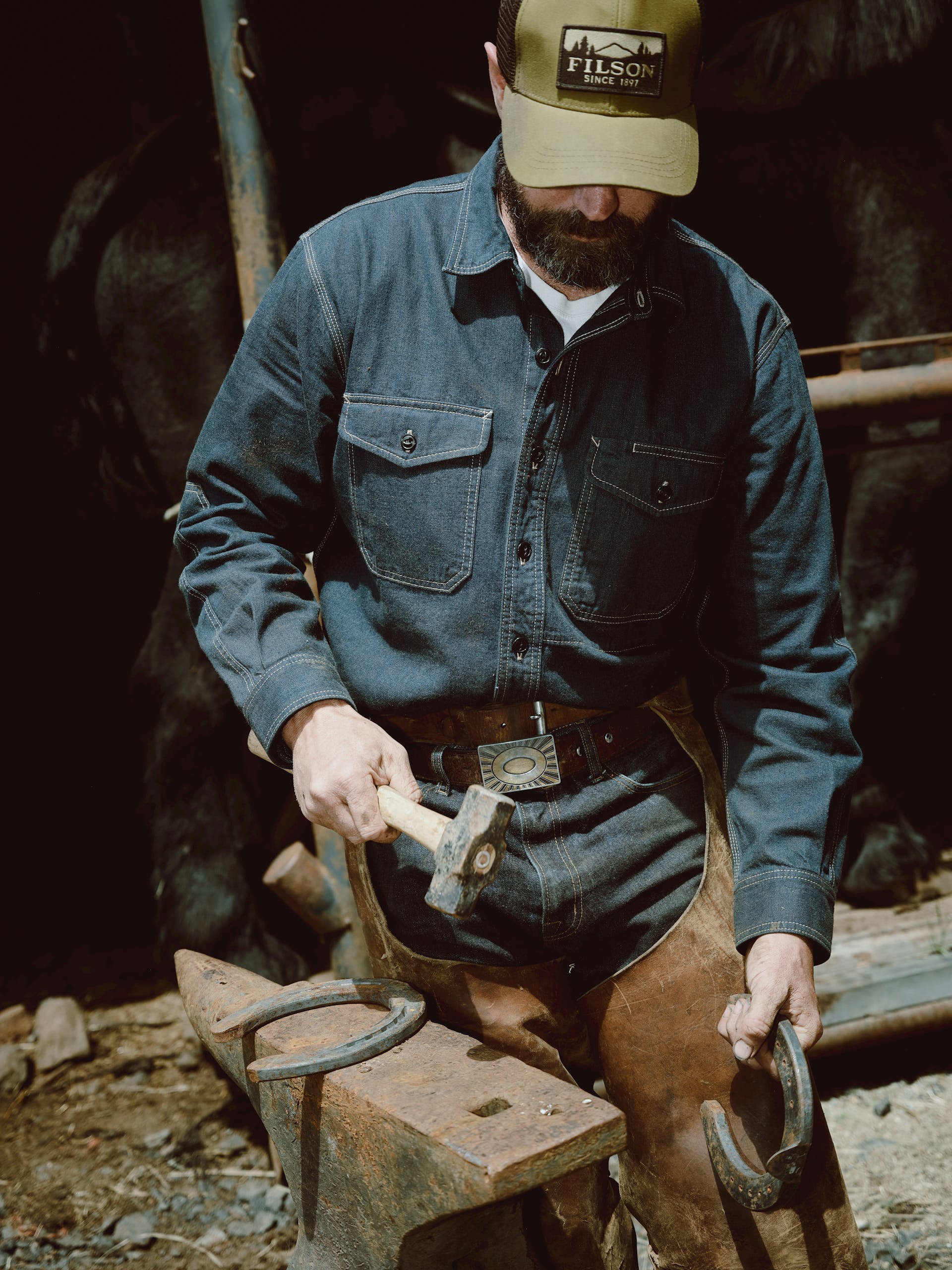 DENIM WORK SHIRT