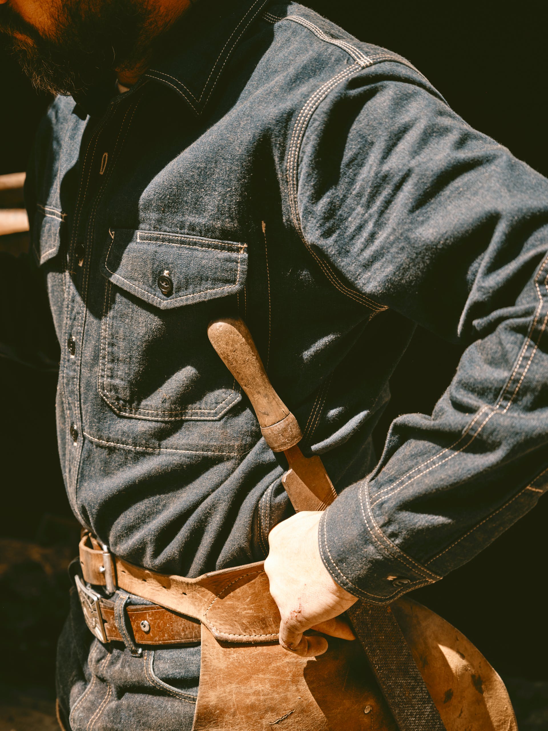 DENIM WORK SHIRT