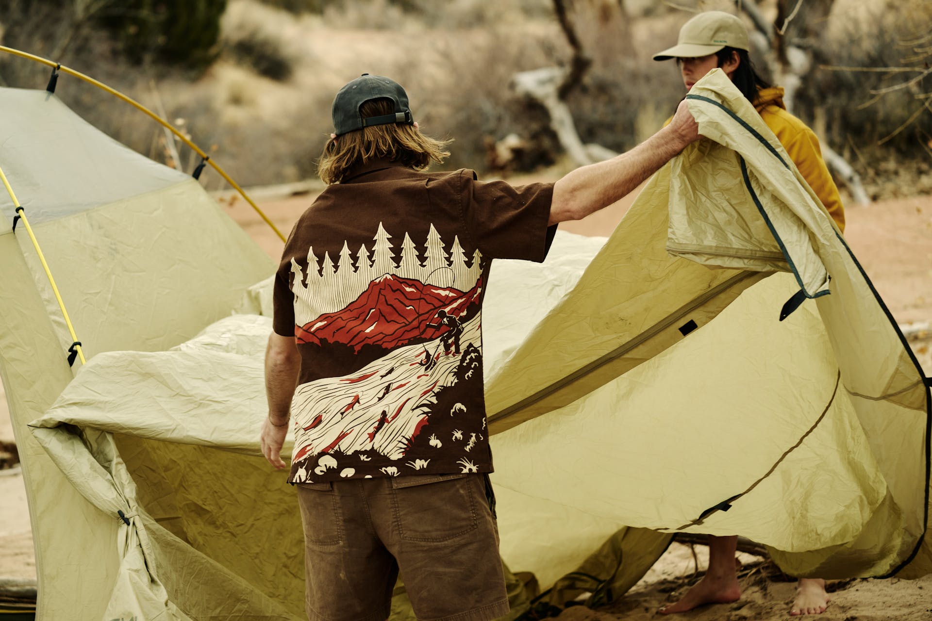 Rustic Short Sleeve Camp Shirt