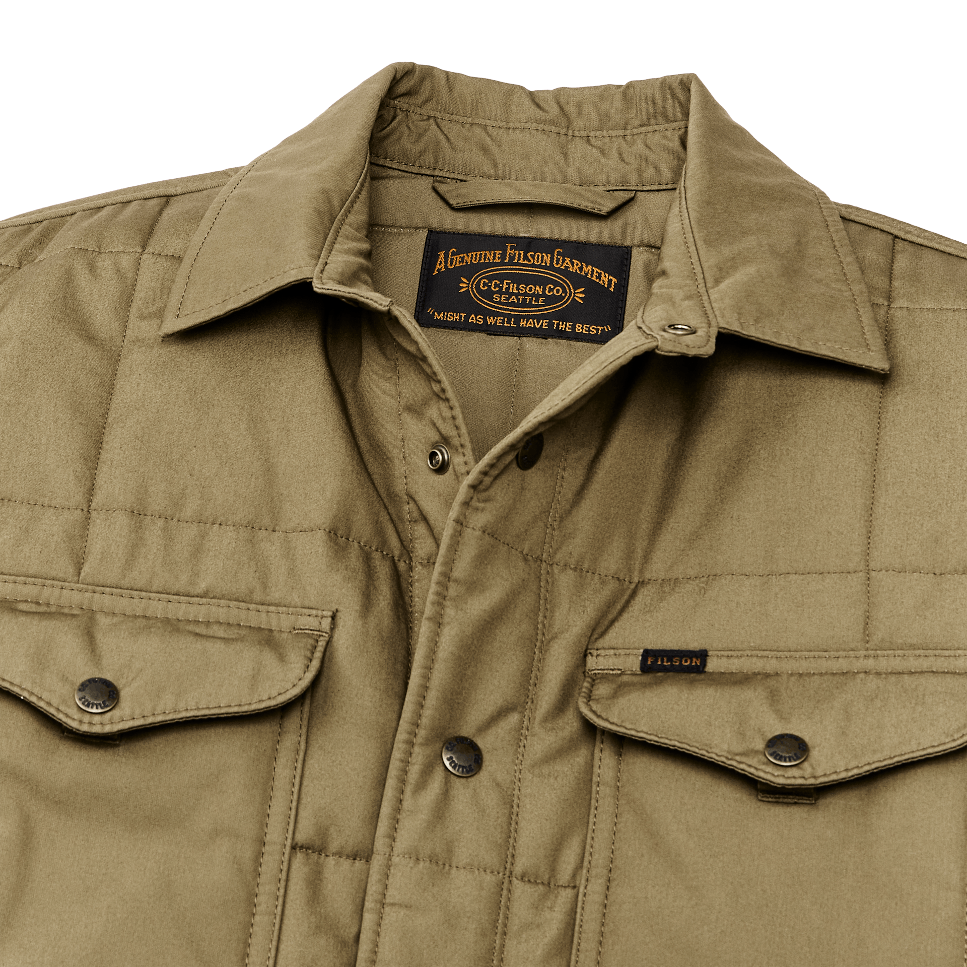 Cover Cloth Quilted Jac-shirt