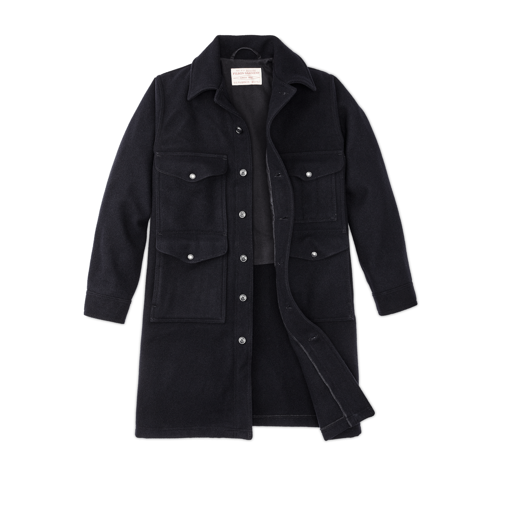 Long Mackinaw Wool Cruiser