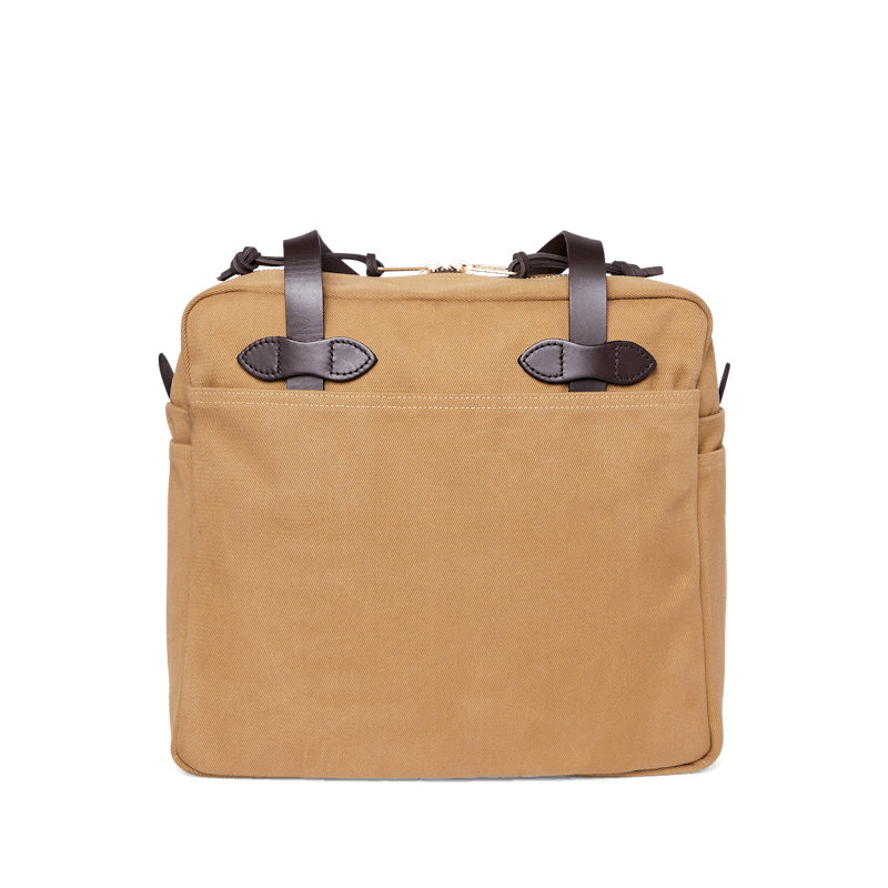 Rugged Twill Zipper Tote Bag