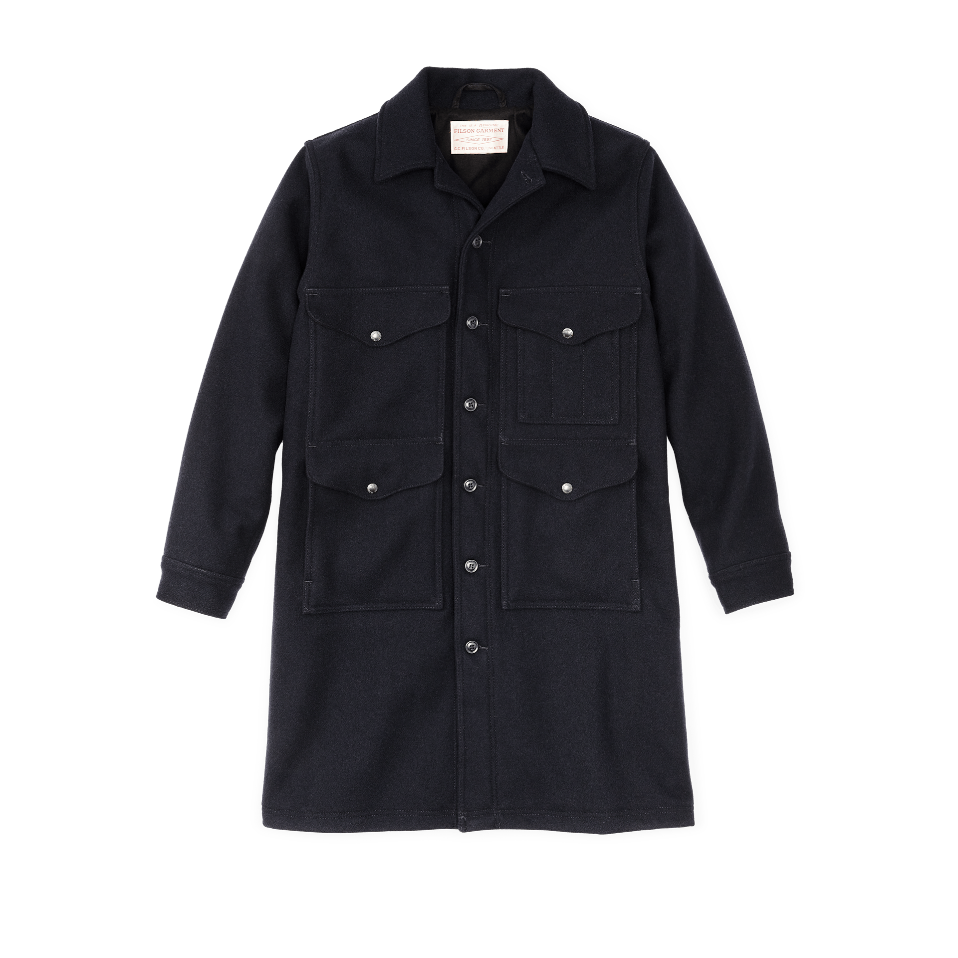 Long Mackinaw Wool Cruiser