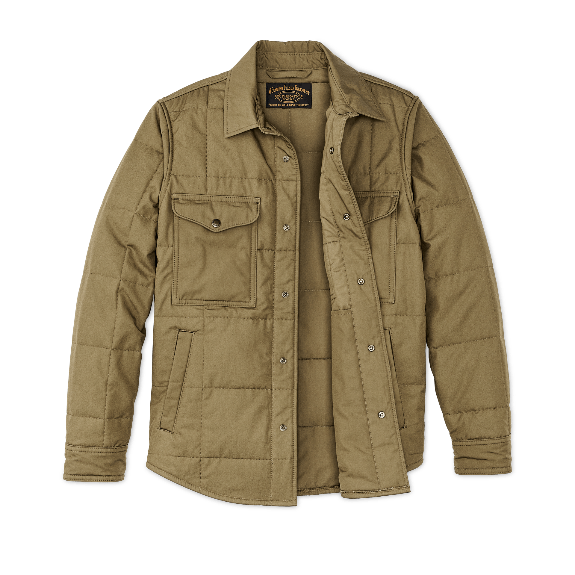 Cover Cloth Quilted Jac-shirt