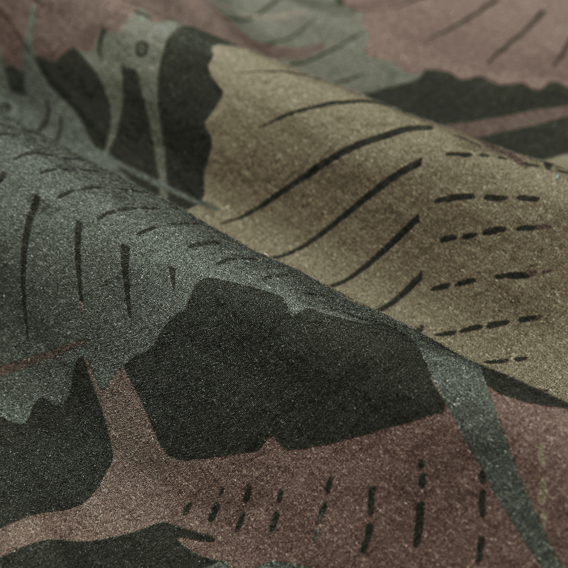 Washed Short Sleeve Feather Cloth Shirt