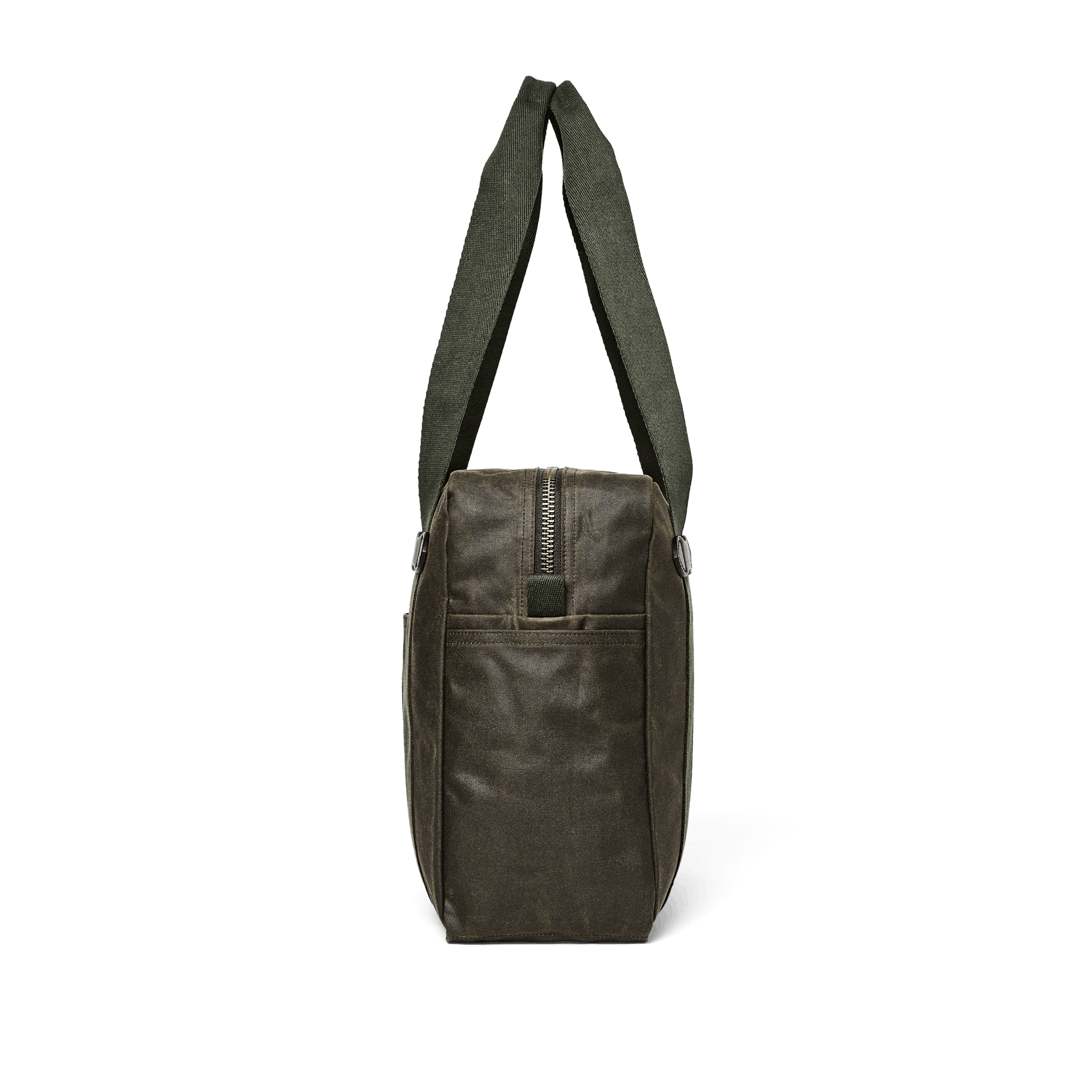 Tin Cloth Zipper Tote Bag