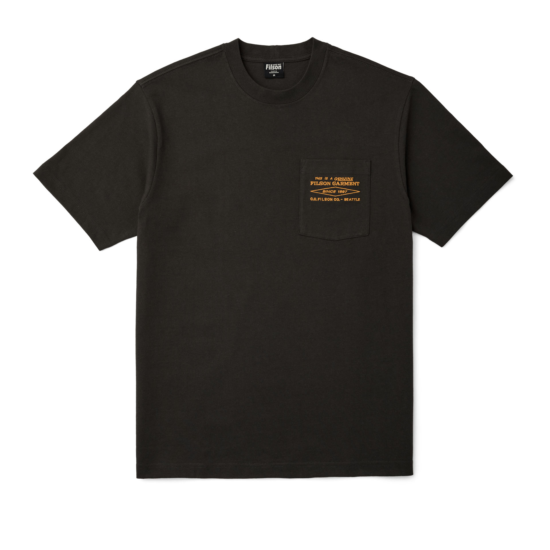 Short Sleeve Embroidered Pocket T-Shirt