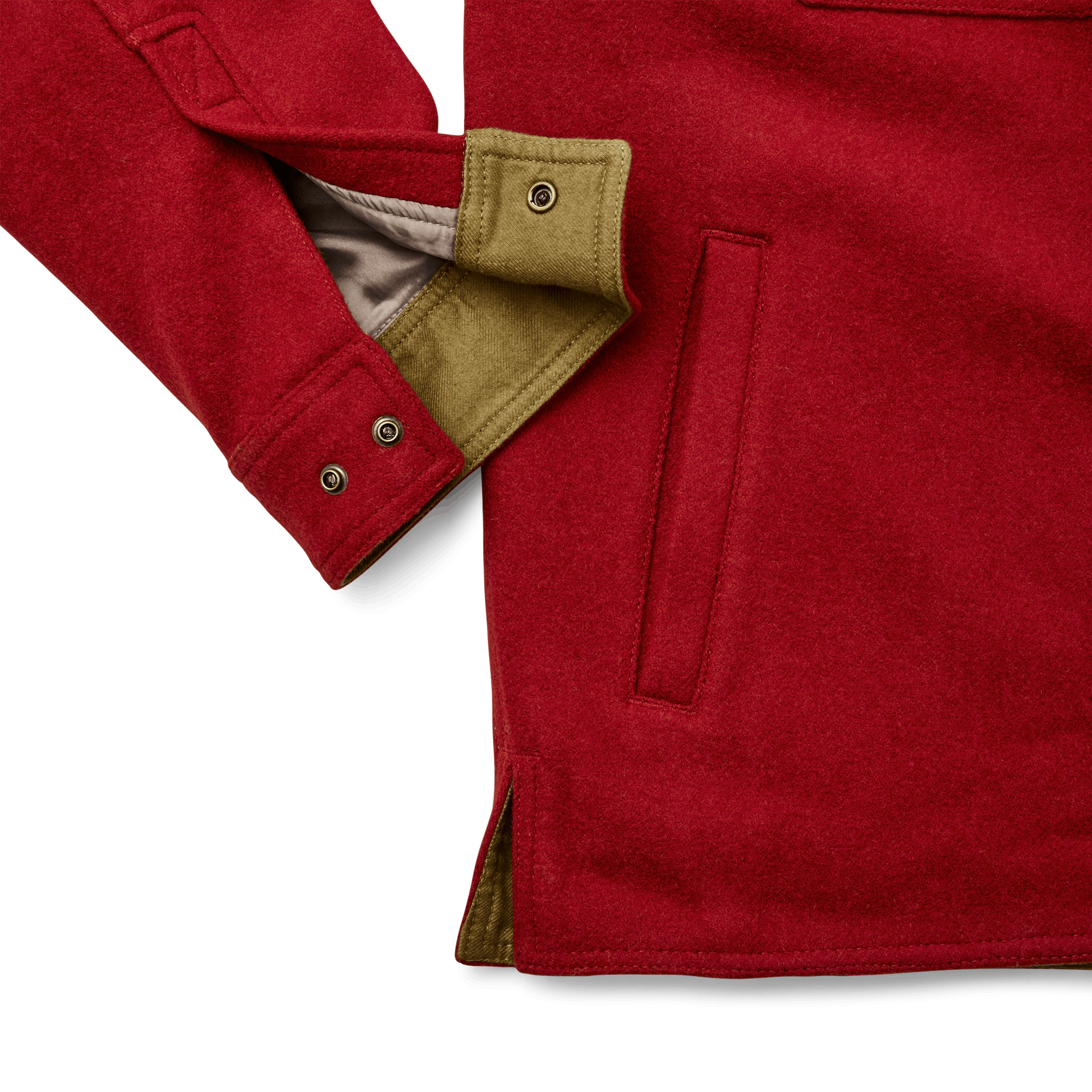 Lined Mackinaw Wool Jac-shirt