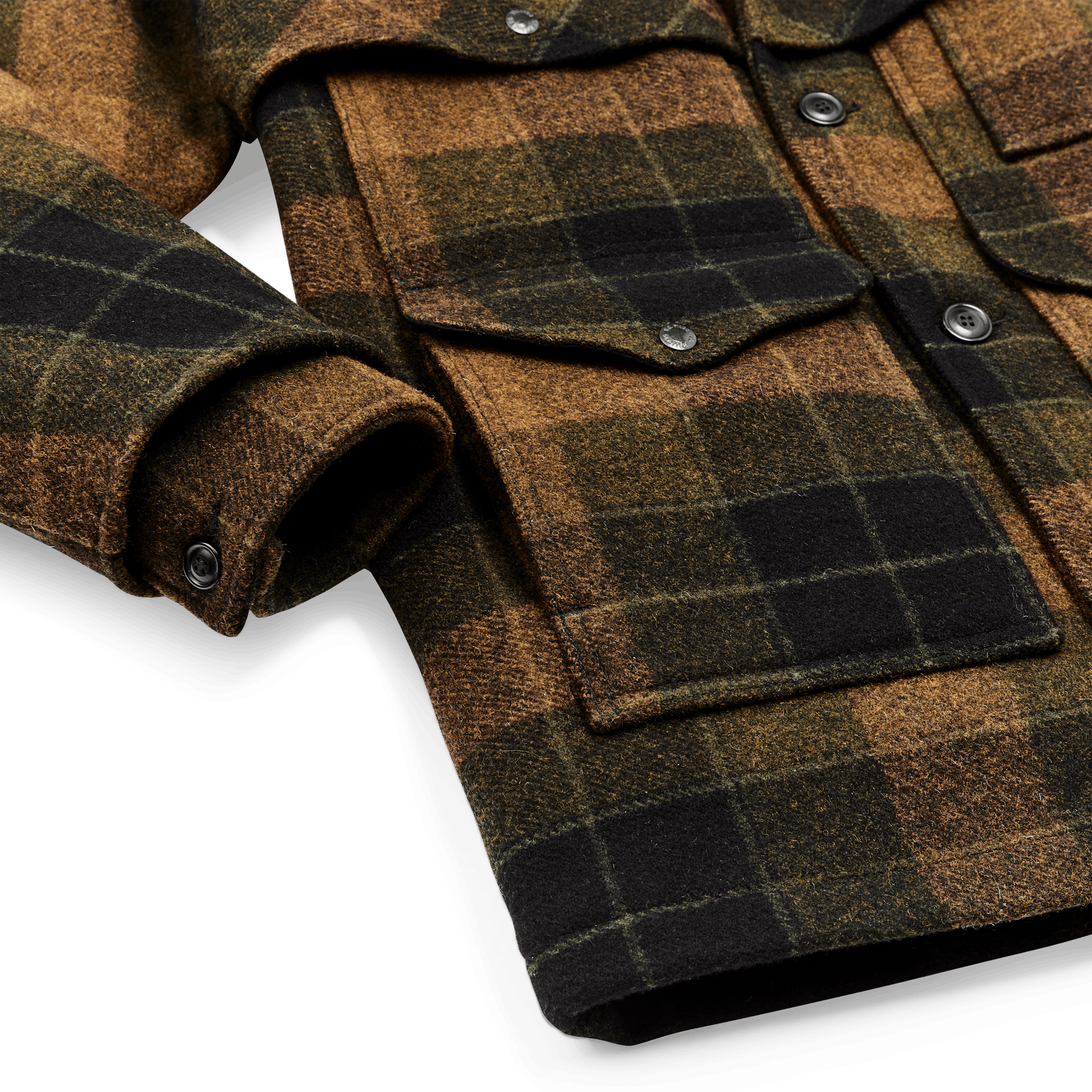 Lined Mackinaw Wool Packer Coat