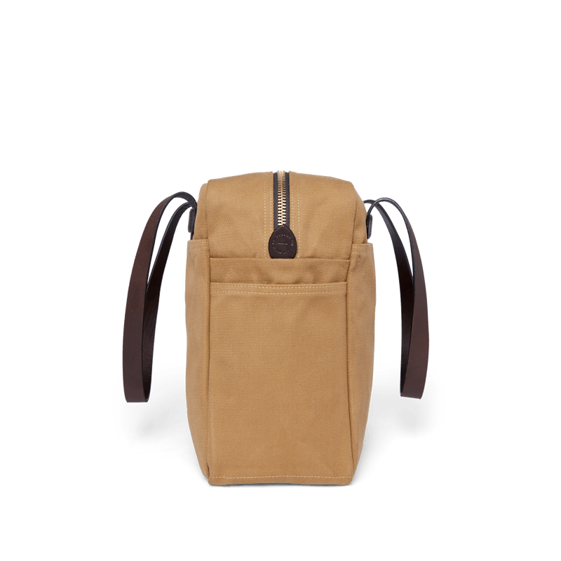Rugged Twill Zipper Tote Bag