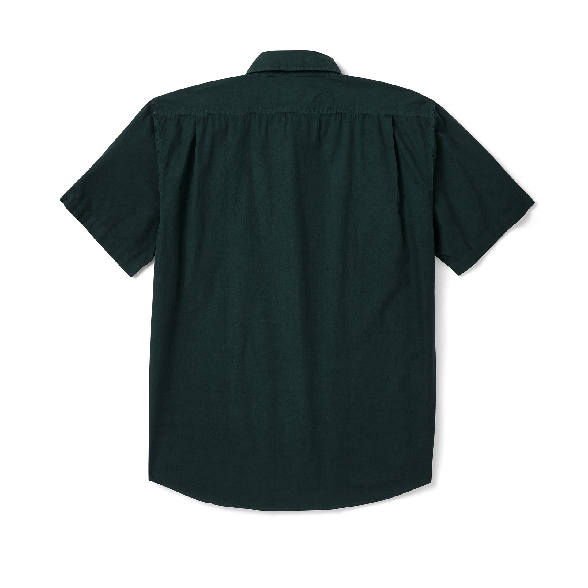 Washed Short Sleeve Feather Cloth Shirt