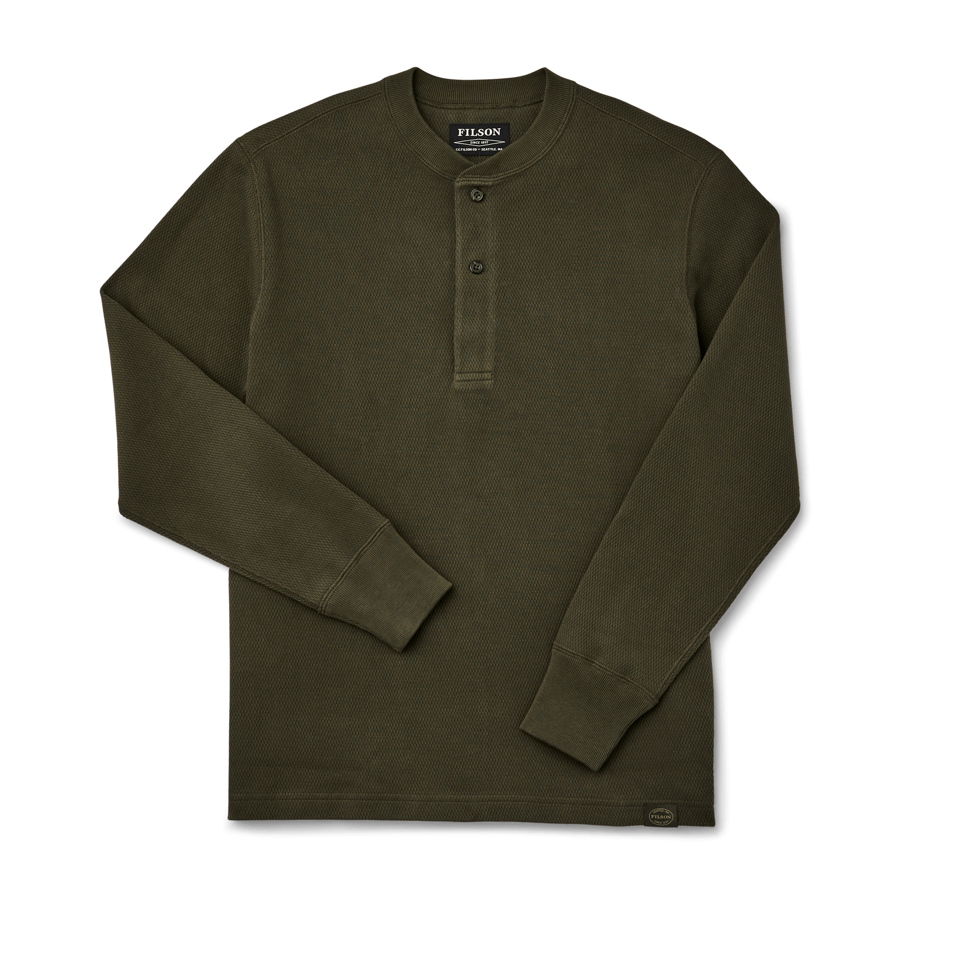 Waffle Knit Henley