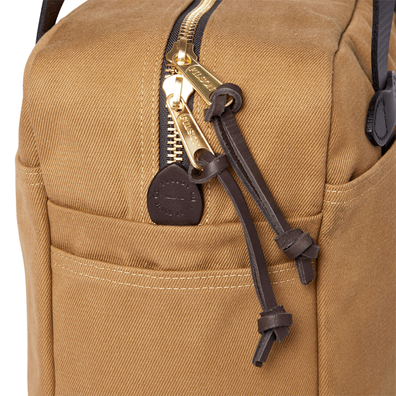 Rugged Twill Zipper Tote Bag
