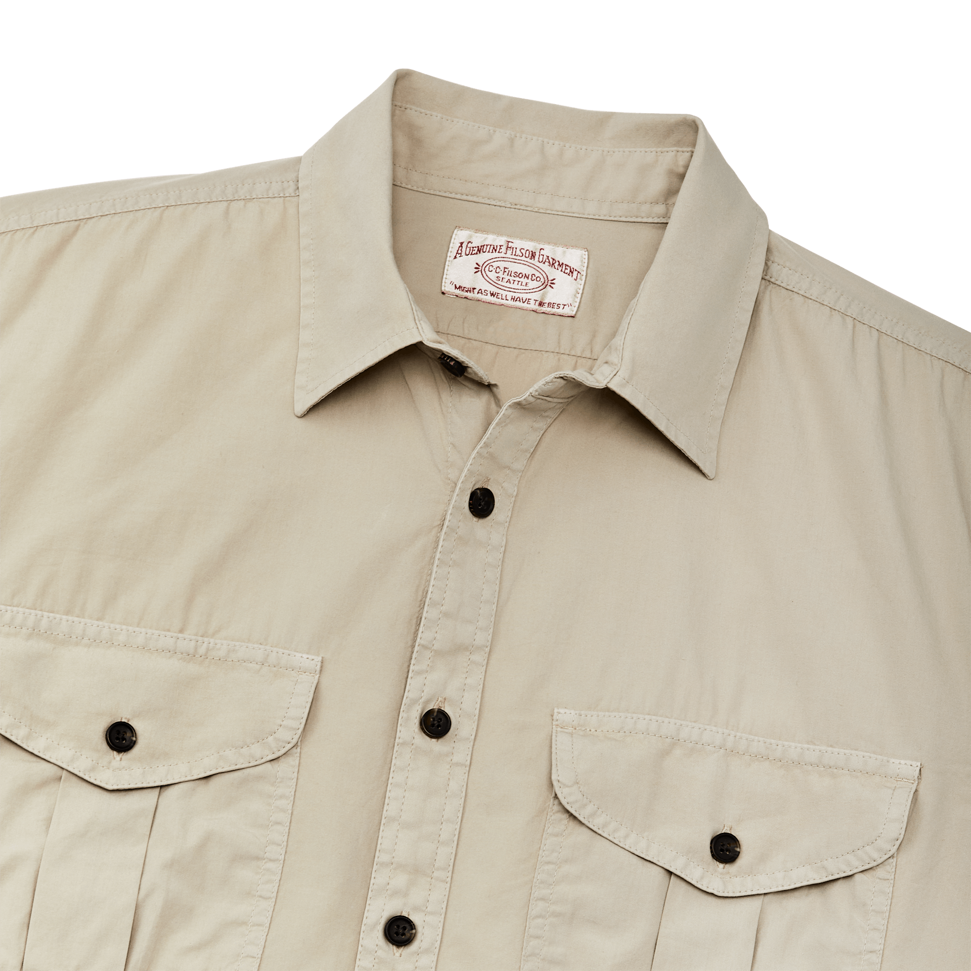 Washed Short Sleeve Feather Cloth Shirt
