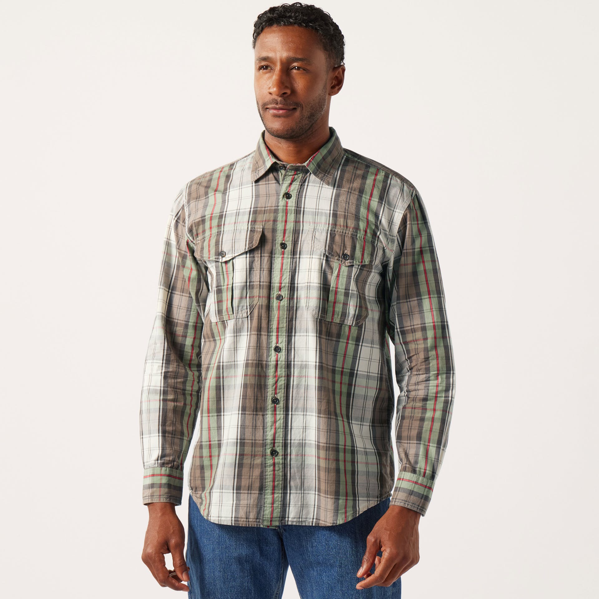 Washed Feather Cloth Shirt